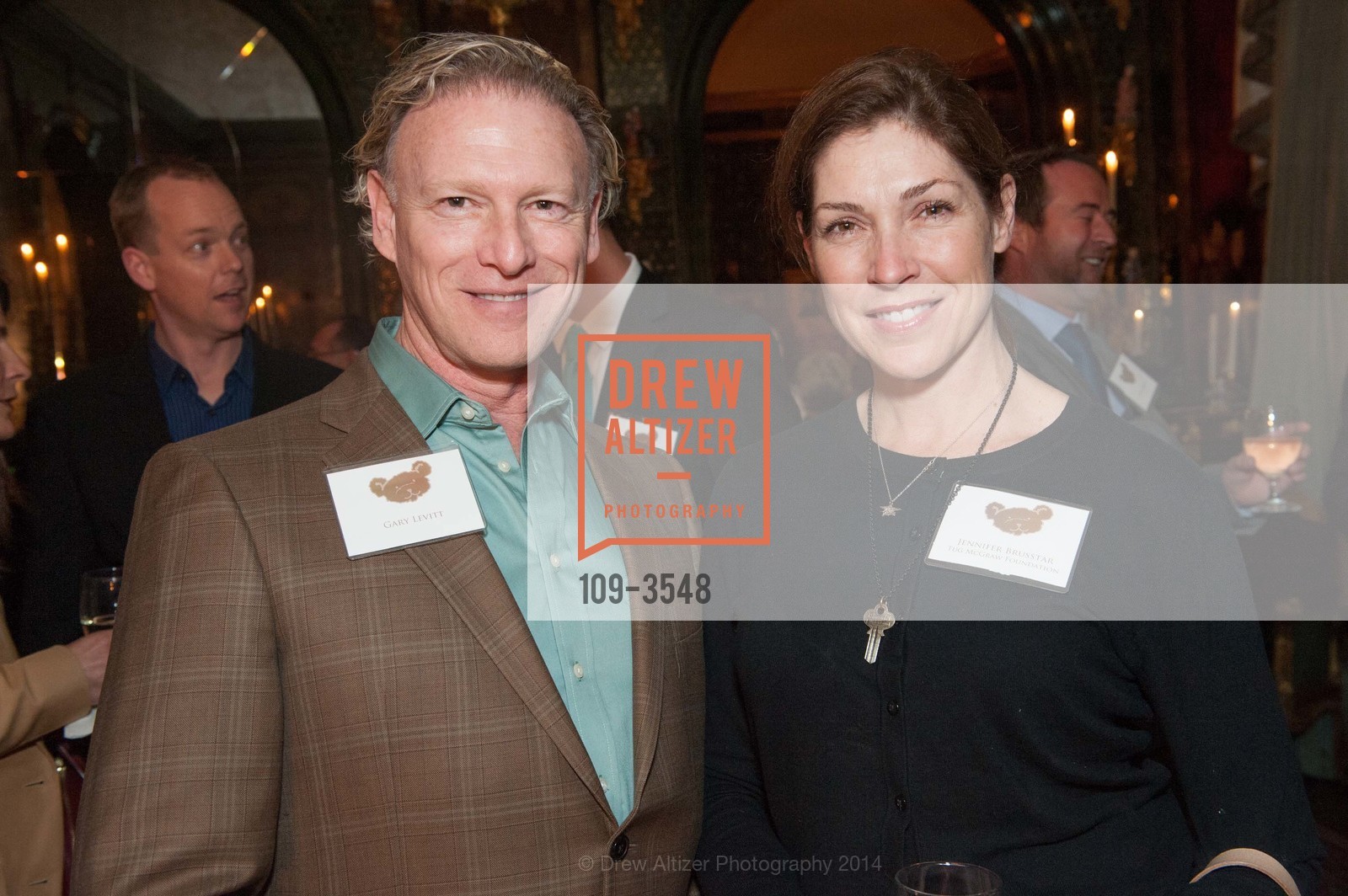 Gary Levitt, Jennifer Brusstar, SNUGGLY SOIREE Sponsors Cocktail Party, US, February 20th, 2014, Photo #109-3548 Gary Levitt, Jennifer Brusstar, Photo #109-3548