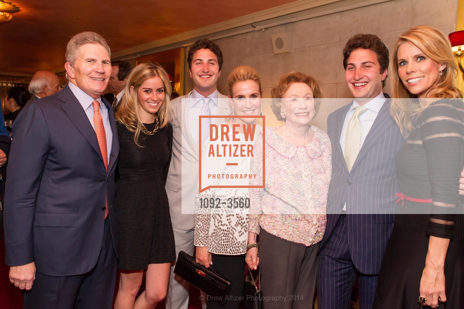 Doug Goldman, Keren Jakubovits, Jason Goldman, Lisa Goldman, Eleanor Myers, Matthew Goldman, Cheryl Hines, GOLDMAN ENVIRONMENTAL Price 25th Anniversary, US, April 28th, 2014, Photo #1092-3560 Doug Goldman, Keren Jakubovits, Jason Goldman, Lisa Goldman, Eleanor Myers, Matthew Goldman, Cheryl Hines, Photo #1092-3560