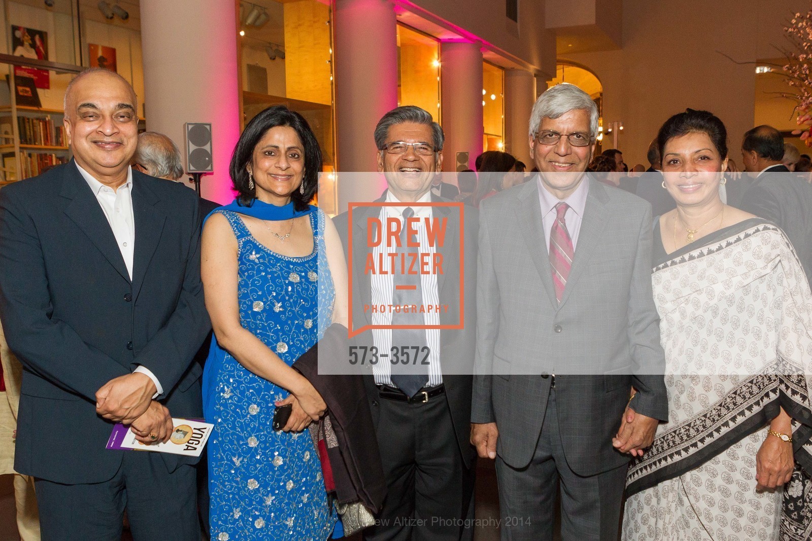Ben Naskar, Aloka Naskar, Vish Mishra, Kailash Joshi, Sushila Agnihotri, YOGA Gala at the ASIAN ART MUSEUM, US, February 19th, 2014, Photo #573-3572 Ben Naskar, Aloka Naskar, Vish Mishra, Kailash Joshi, Sushila Agnihotri, Photo #573-3572