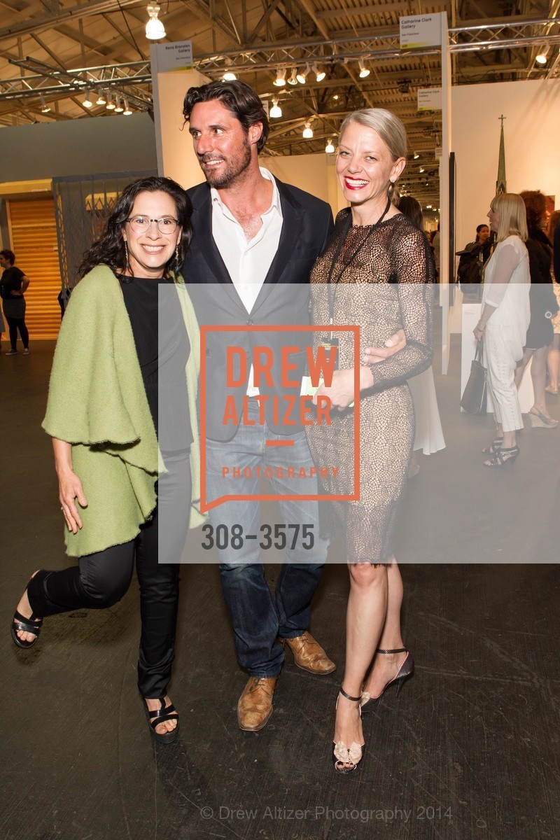 Norma Jo Waxman, Will Wick, Catharine Clark, ART MARKET San Francisco Benefit Preview Gala, US, May 15th, 2014, Photo #308-3575 Norma Jo Waxman, Will Wick, Catharine Clark, Photo #308-3575