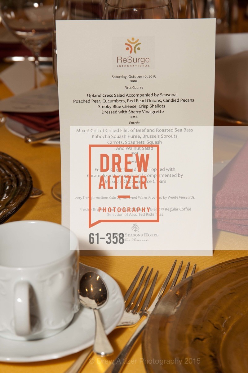 Atmosphere, ReSurge International Gala, Four Seasons San Francisco, October 10th, 2015,Drew Altizer, Drew Altizer Photography, full-service agency, private events, San Francisco photographer, photographer california