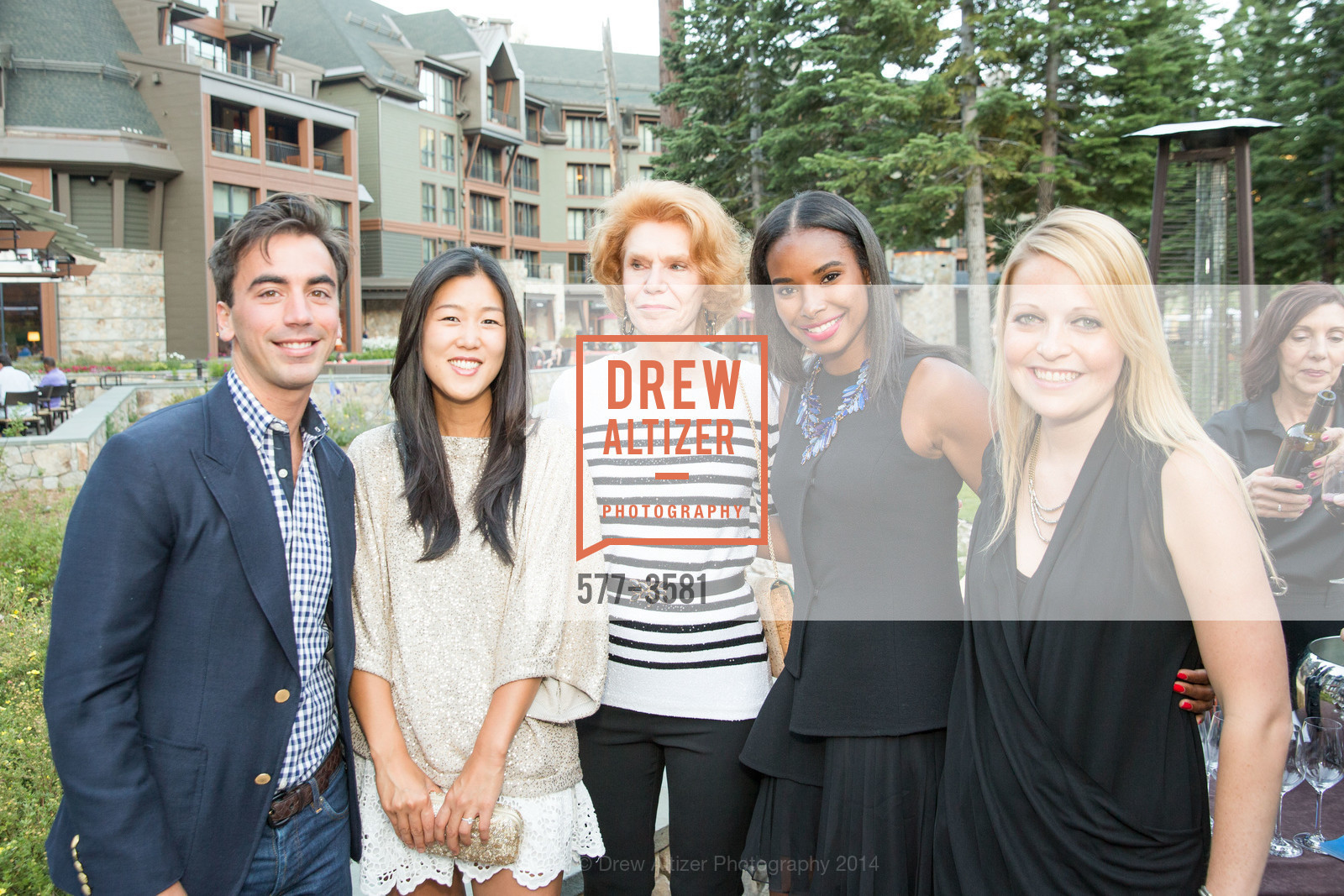 Fernando Garcia, Laura Kim, Patricia Jefferies, Tyler Blake, Ashley Cox, LEAGUE TO SAVE LAKE TAHOE, Ritz-Carlton Cocktail Reception, US, August 1st, 2014, Photo #577-3581 Fernando Garcia, Laura Kim, Patricia Jefferies, Tyler Blake, Ashley Cox, Photo #577-3581