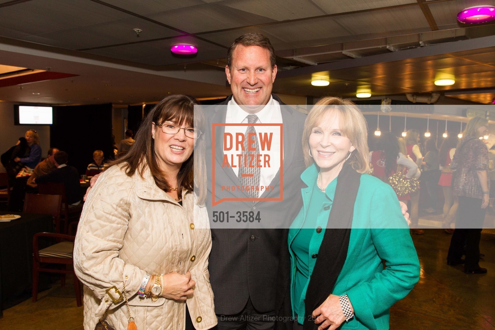 Dana Jones, Brent Jones, Cheryl Jennings, HOLIDAY HEROES 2014, US, December 9th, 2014, Photo #501-3584 Dana Jones, Brent Jones, Cheryl Jennings, Photo #501-3584
