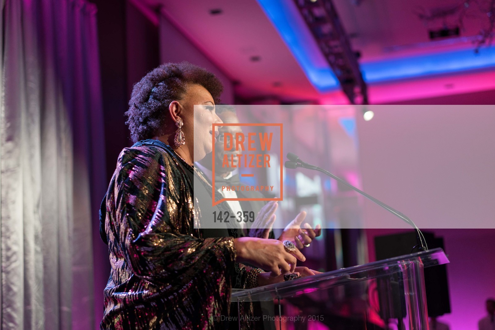 J. Rosalynn Smith-Clark, Dave Clark, 2015 MoAD Gala: Finding the I in Diaspora, MoAD Museum & The St. Regis. MoAD Museum & The St. Regis, October 9th, 2015, Photo #142-359 J. Rosalynn Smith-Clark, Dave Clark, Photo #142-359