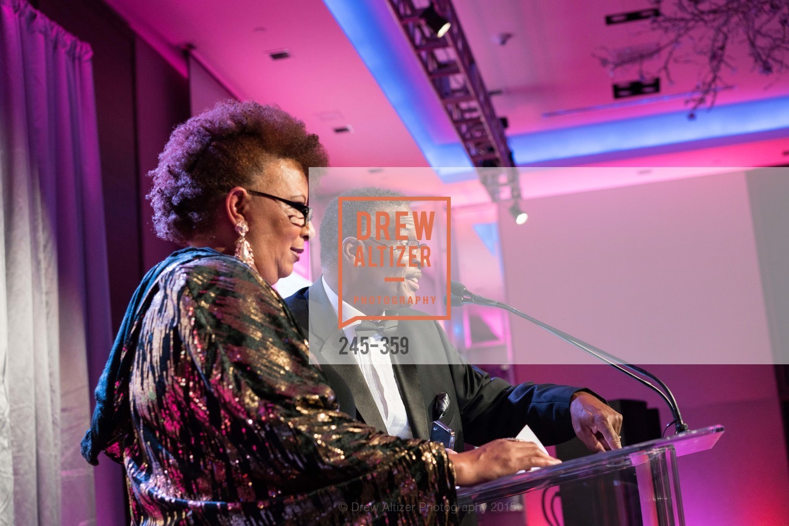 J. Rosalynn Smith-Clark, Dave Clark, 2015 MoAD Gala: Finding the I in Diaspora, MoAD Museum & The St. Regis. MoAD Museum & The St. Regis, October 9th, 2015, Photo #245-359 J. Rosalynn Smith-Clark, Dave Clark, Photo #245-359
