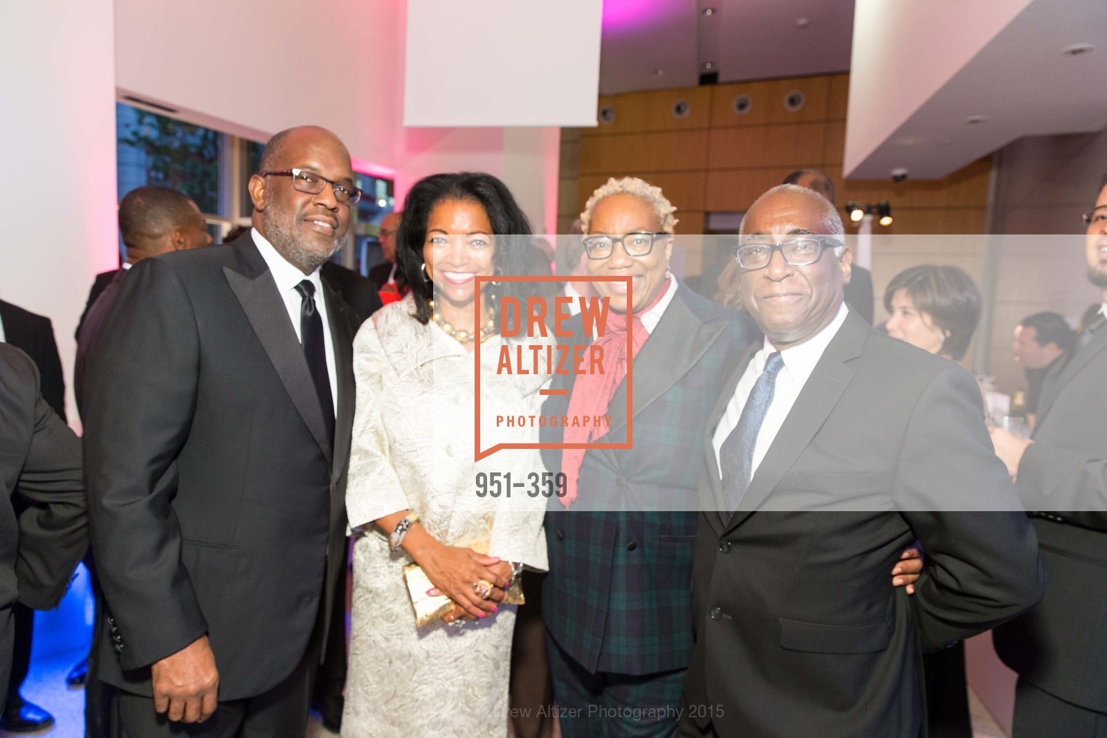 Bernard Tyson, Denise Bradley Tyson, Linda Harrison, Michael Warr, 2015 MoAD Gala: Finding the I in Diaspora, MoAD Museum & The St. Regis, October 10th, 2015,Drew Altizer, Drew Altizer Photography, full-service agency, private events, San Francisco photographer, photographer california