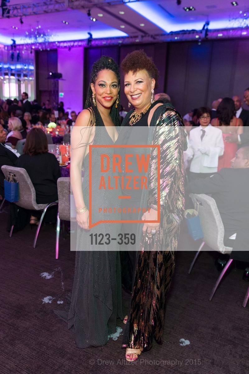 Amelia Ashley Ward, J. Rossalyn SMith-Clark, 2015 MoAD Gala: Finding the I in Diaspora, MoAD Museum & The St. Regis. MoAD Museum & The St. Regis, October 9th, 2015, Photo #1123-359 Amelia Ashley Ward, J. Rossalyn SMith-Clark, Photo #1123-359