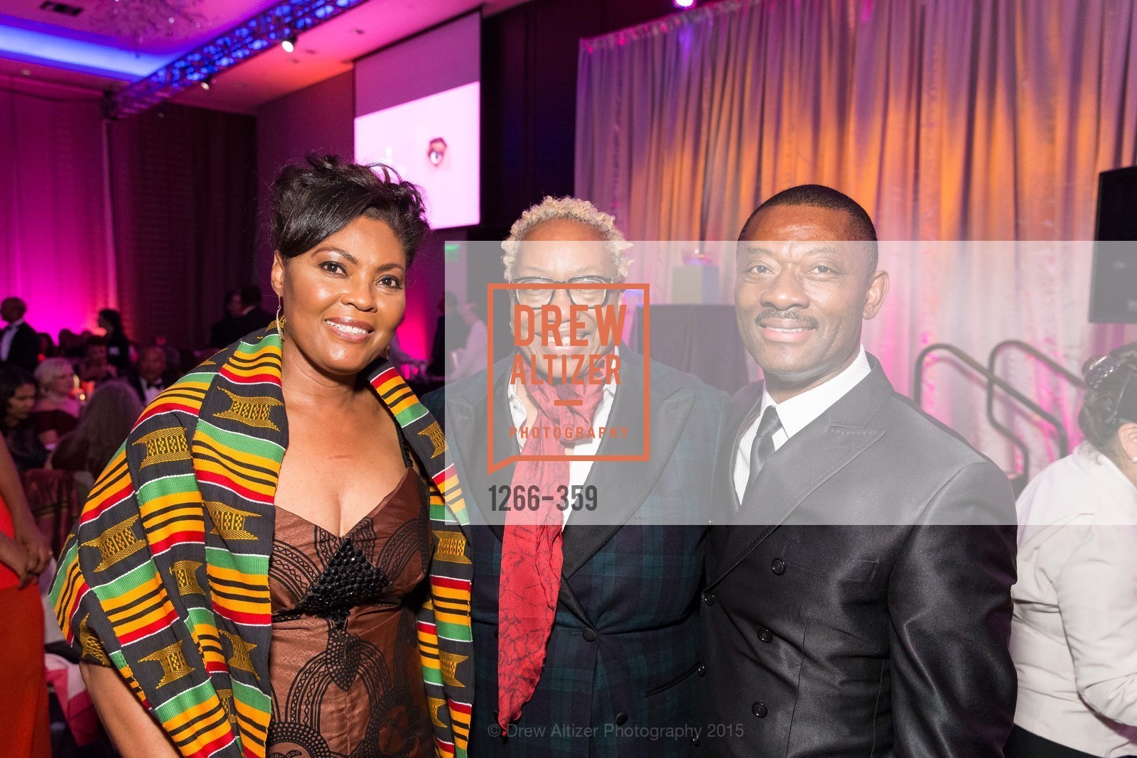 Gladys Moore, Linda Harrison, Kofi Bonner, 2015 MoAD Gala: Finding the I in Diaspora, MoAD Museum & The St. Regis, October 10th, 2015,Drew Altizer, Drew Altizer Photography, full-service agency, private events, San Francisco photographer, photographer california