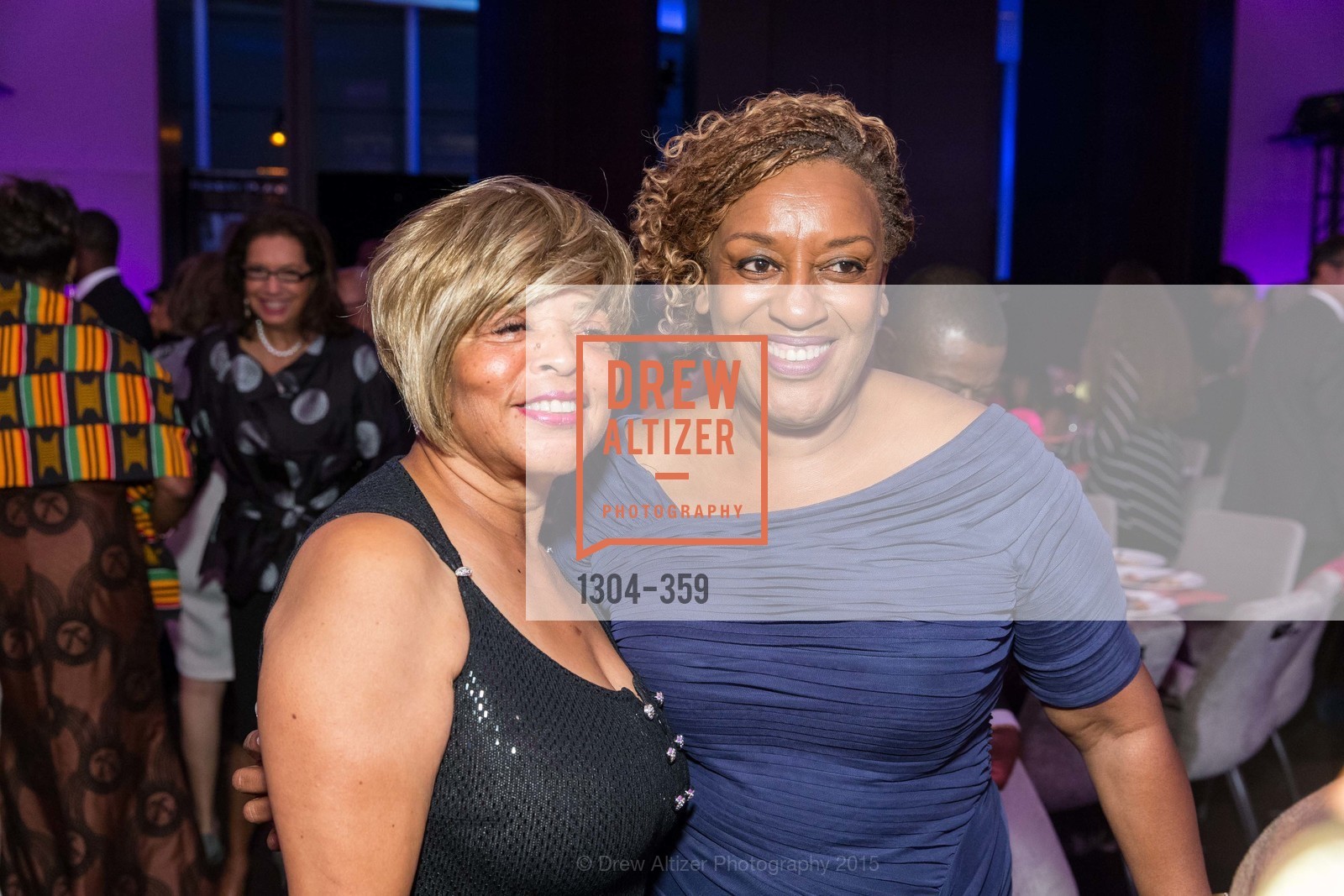Bernice Tingle King, CCH Pounder, 2015 MoAD Gala: Finding the I in Diaspora, MoAD Museum & The St. Regis. MoAD Museum & The St. Regis, October 9th, 2015, Photo #1304-359 Bernice Tingle King, CCH Pounder, Photo #1304-359