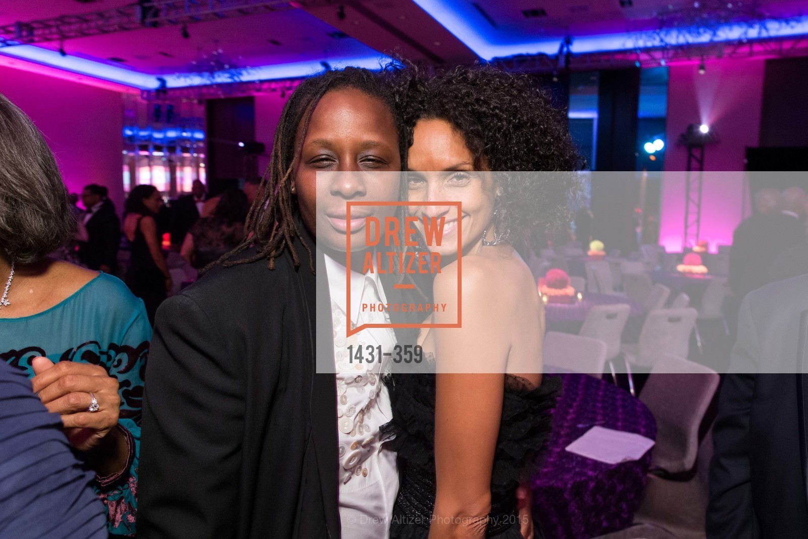 Mickalene Thomas, Raquel Chevremont, 2015 MoAD Gala: Finding the I in Diaspora, MoAD Museum & The St. Regis, October 10th, 2015,Drew Altizer, Drew Altizer Photography, full-service event agency, private events, San Francisco photographer, photographer California