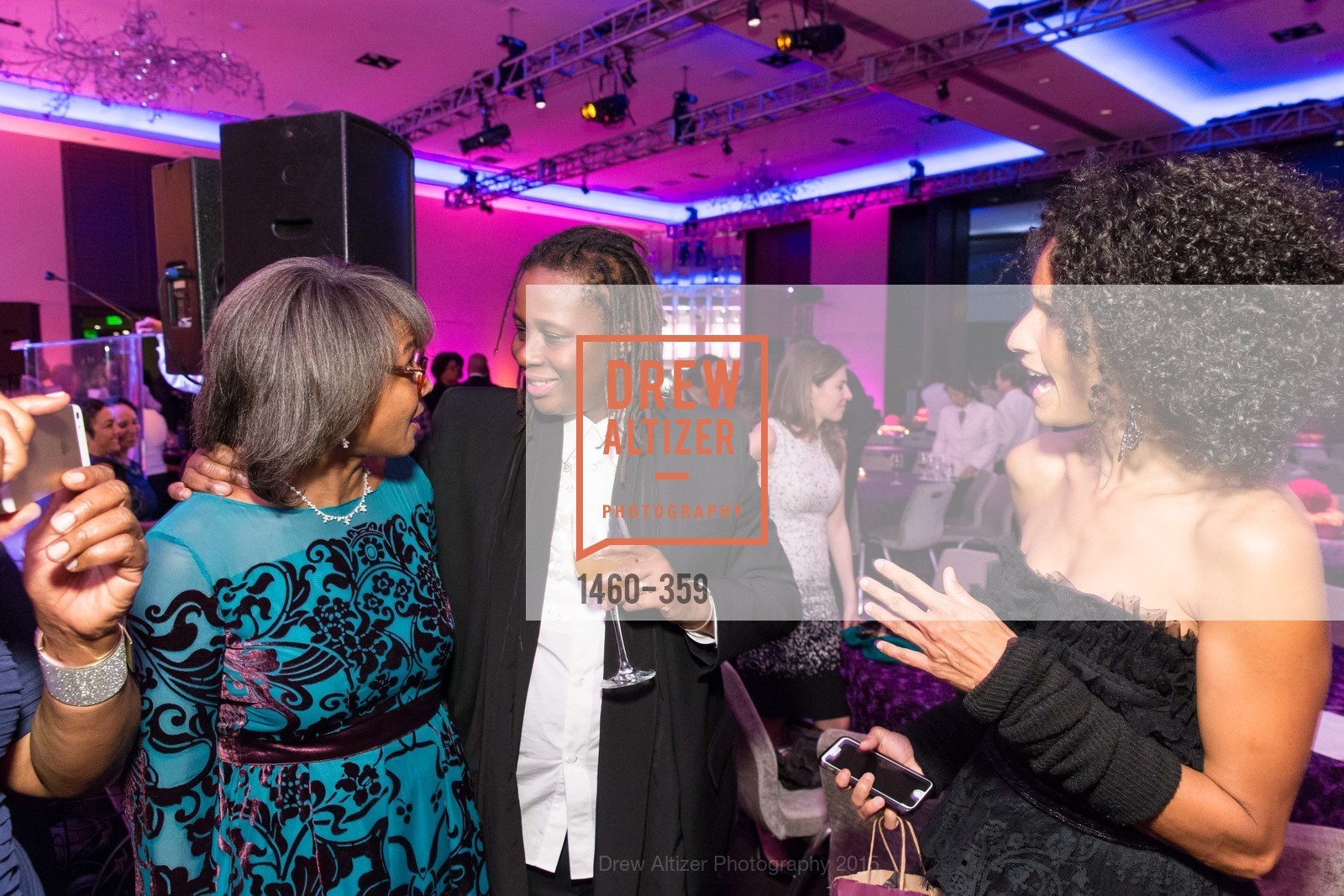 Karen Jenkins Johnson, Mickalene Thomas, Raquel Chevremont, 2015 MoAD Gala: Finding the I in Diaspora, MoAD Museum & The St. Regis, October 10th, 2015,Drew Altizer, Drew Altizer Photography, full-service agency, private events, San Francisco photographer, photographer california