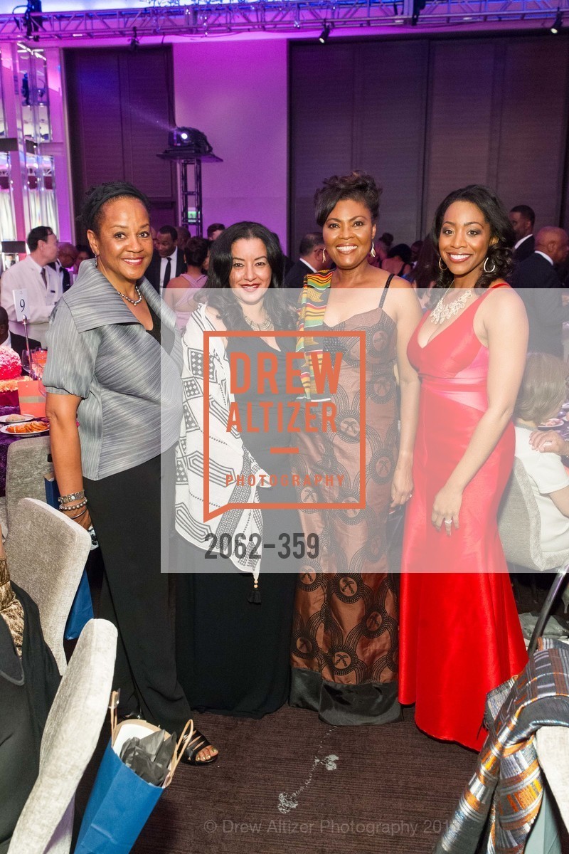 Michele Davis, Hala Hijazi, Gladys Moore, Malia Cohen, 2015 MoAD Gala: Finding the I in Diaspora, MoAD Museum & The St. Regis. MoAD Museum & The St. Regis, October 9th, 2015, Photo #2062-359 Michele Davis, Hala Hijazi, Gladys Moore, Malia Cohen, Photo #2062-359
