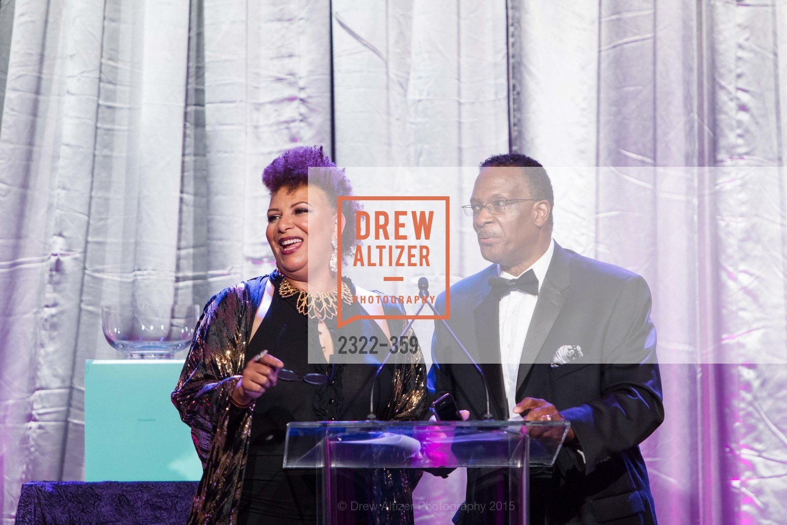 J. Rosalynn Smith-Clark, Dave Clark, 2015 MoAD Gala: Finding the I in Diaspora, MoAD Museum & The St. Regis. MoAD Museum & The St. Regis, October 9th, 2015, Photo #2322-359 J. Rosalynn Smith-Clark, Dave Clark, Photo #2322-359