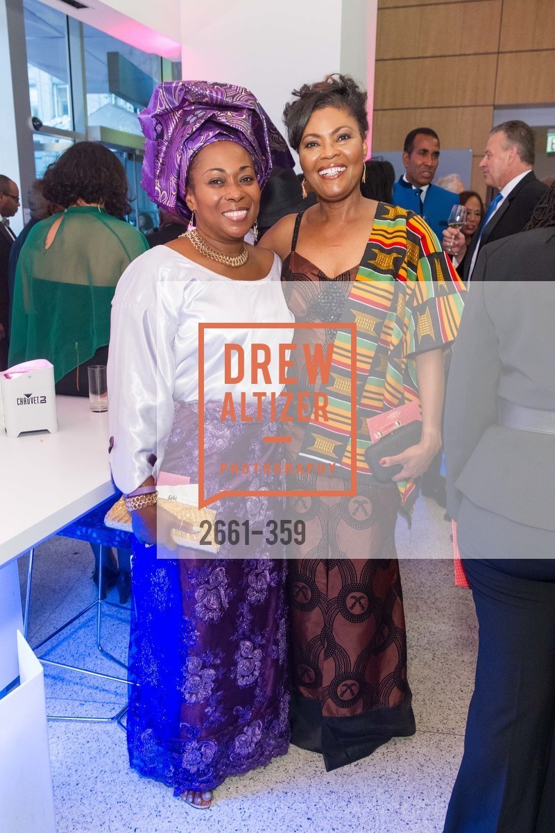 Vivian Rawanji, Gladys Moore, 2015 MoAD Gala: Finding the I in Diaspora, MoAD Museum & The St. Regis. MoAD Museum & The St. Regis, October 9th, 2015, Photo #2661-359 Vivian Rawanji, Gladys Moore, Photo #2661-359