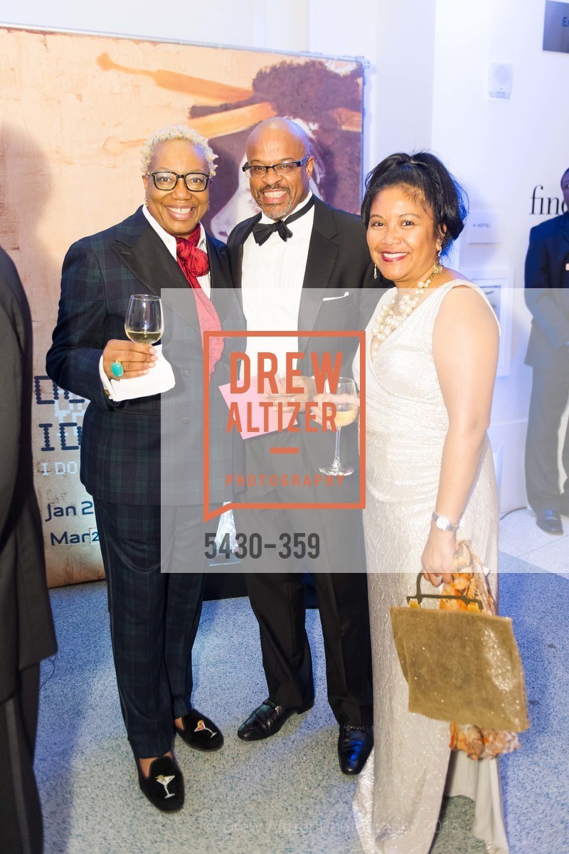 Linda Harrison, Eric McDonnell, Hydra Mendoza, 2015 MoAD Gala: Finding the I in Diaspora, MoAD Museum & The St. Regis, October 10th, 2015,Drew Altizer, Drew Altizer Photography, full-service agency, private events, San Francisco photographer, photographer california
