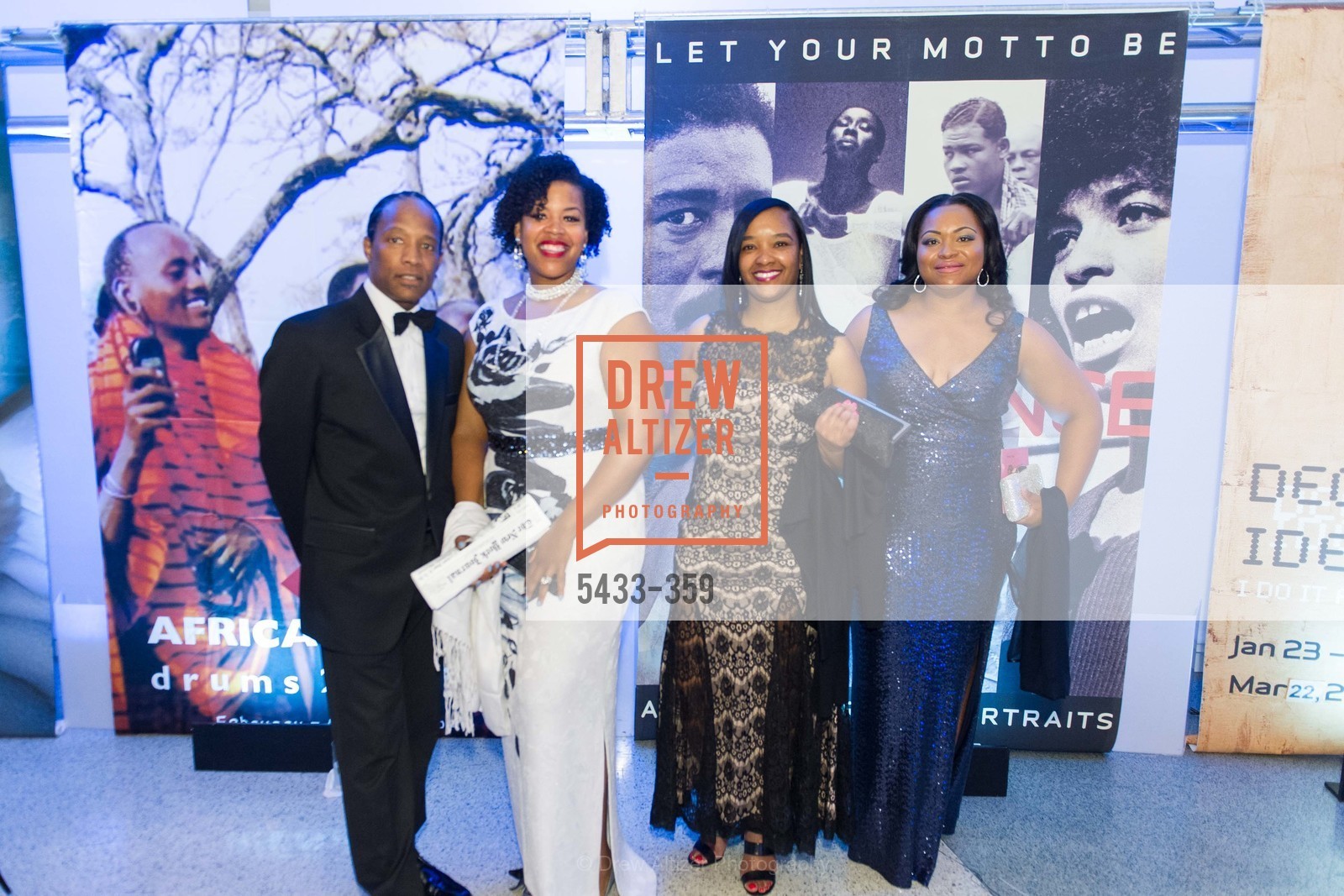 Wayne Jackson, Lashon Walker, Antoinette Otis, Takija Gardner, 2015 MoAD Gala: Finding the I in Diaspora, MoAD Museum & The St. Regis, October 10th, 2015,Drew Altizer, Drew Altizer Photography, full-service event agency, private events, San Francisco photographer, photographer California