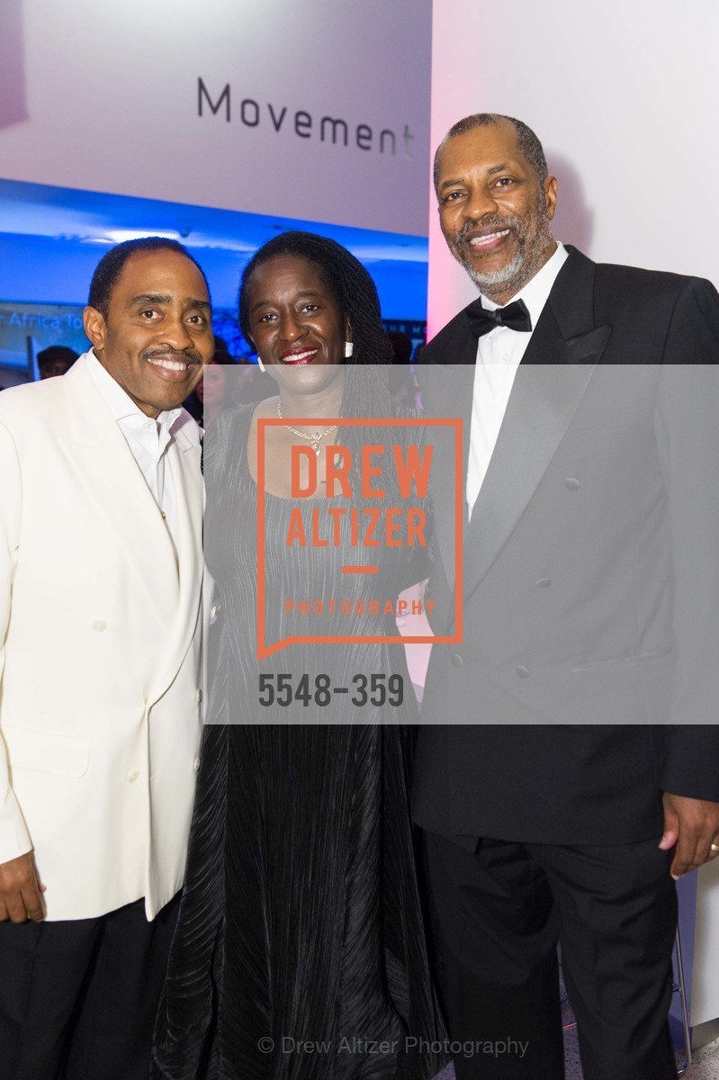 Emmett Carson, Jackie Carson, James Head, 2015 MoAD Gala: Finding the I in Diaspora, MoAD Museum & The St. Regis. MoAD Museum & The St. Regis, Photo #5548-359 Emmett Carson, Jackie Carson, James Head, Photo #5548-359