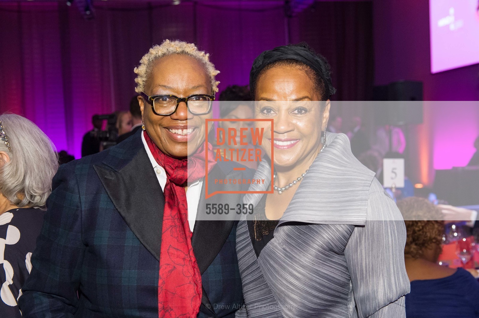 Linda Harrison, Michele Davis, 2015 MoAD Gala: Finding the I in Diaspora, MoAD Museum & The St. Regis. MoAD Museum & The St. Regis, Photo #5589-359 Linda Harrison, Michele Davis, Photo #5589-359