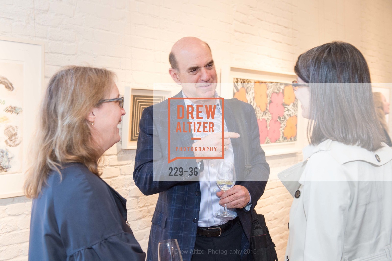Bob Fisher, Post War and Contemporary preview at Hedge Gallery , Hedge Gallery. 501 Pacific Ave, San Francisco, CA 94133, April 16th, 2015,Drew Altizer, Drew Altizer Photography, full-service agency, private events, San Francisco photographer, photographer california