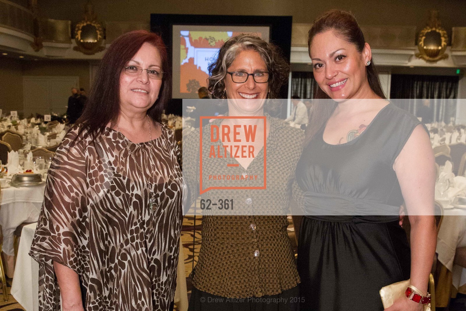 Leticia Navarro, Marcia Jarmel, Lupe Taylor, Homeless Prenatal Programs Annual Luncheon, Fairmont Hotel, October 9th, 2015,Drew Altizer, Drew Altizer Photography, full-service agency, private events, San Francisco photographer, photographer california