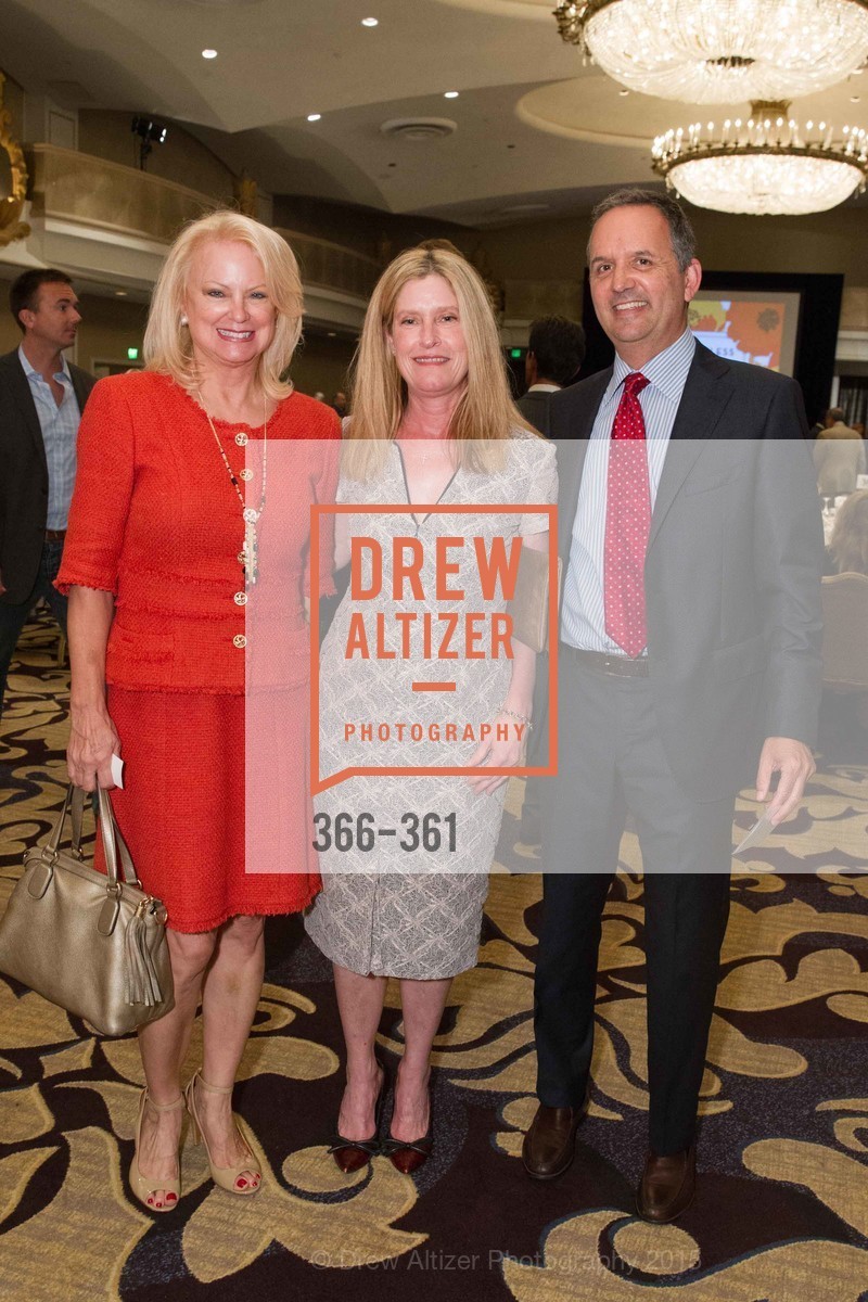 Chandra Freeze, Dandra Degiuseppe, Rick Matkovich, Homeless Prenatal Programs Annual Luncheon, Fairmont Hotel. Fairmont Hotel, October 9th, 2015, Photo #366-361 Chandra Freeze, Dandra Degiuseppe, Rick Matkovich, Photo #366-361
