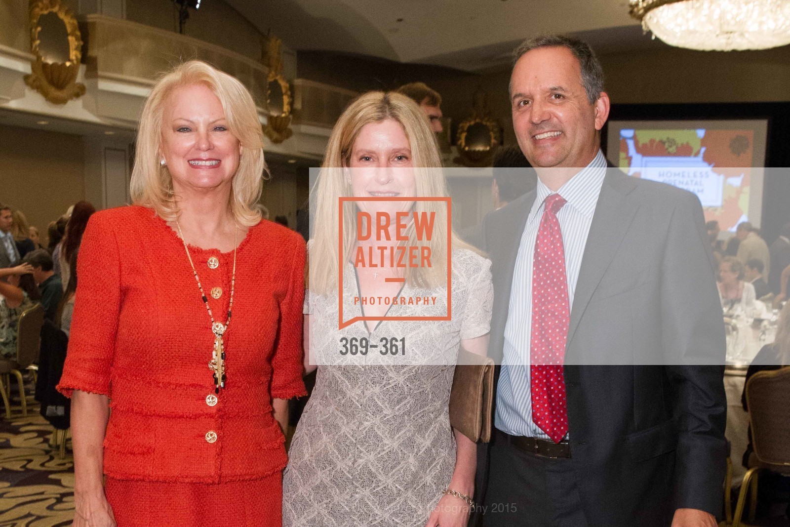 Chandra Freeze, Dandra Degiuseppe, Rick Matkovich, Homeless Prenatal Programs Annual Luncheon, Fairmont Hotel, October 9th, 2015,Drew Altizer, Drew Altizer Photography, full-service agency, private events, San Francisco photographer, photographer california