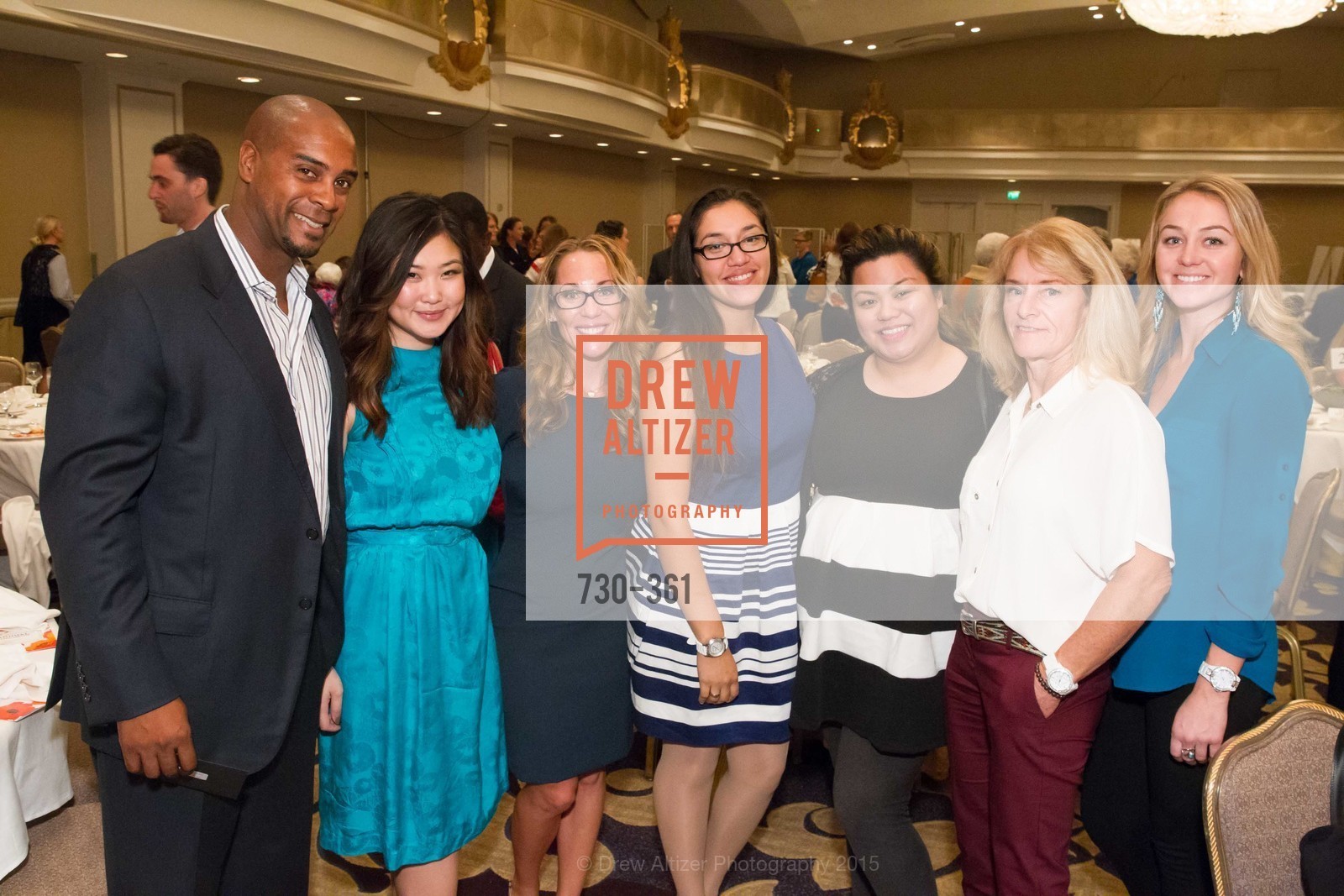 Eric Johnson, Victoria Nguyen, Tamara Johnson, Andrea Quincinia, Monay Lacapp, Gay Harris, Summer Harris, Homeless Prenatal Programs Annual Luncheon, Fairmont Hotel, October 9th, 2015,Drew Altizer, Drew Altizer Photography, full-service agency, private events, San Francisco photographer, photographer california