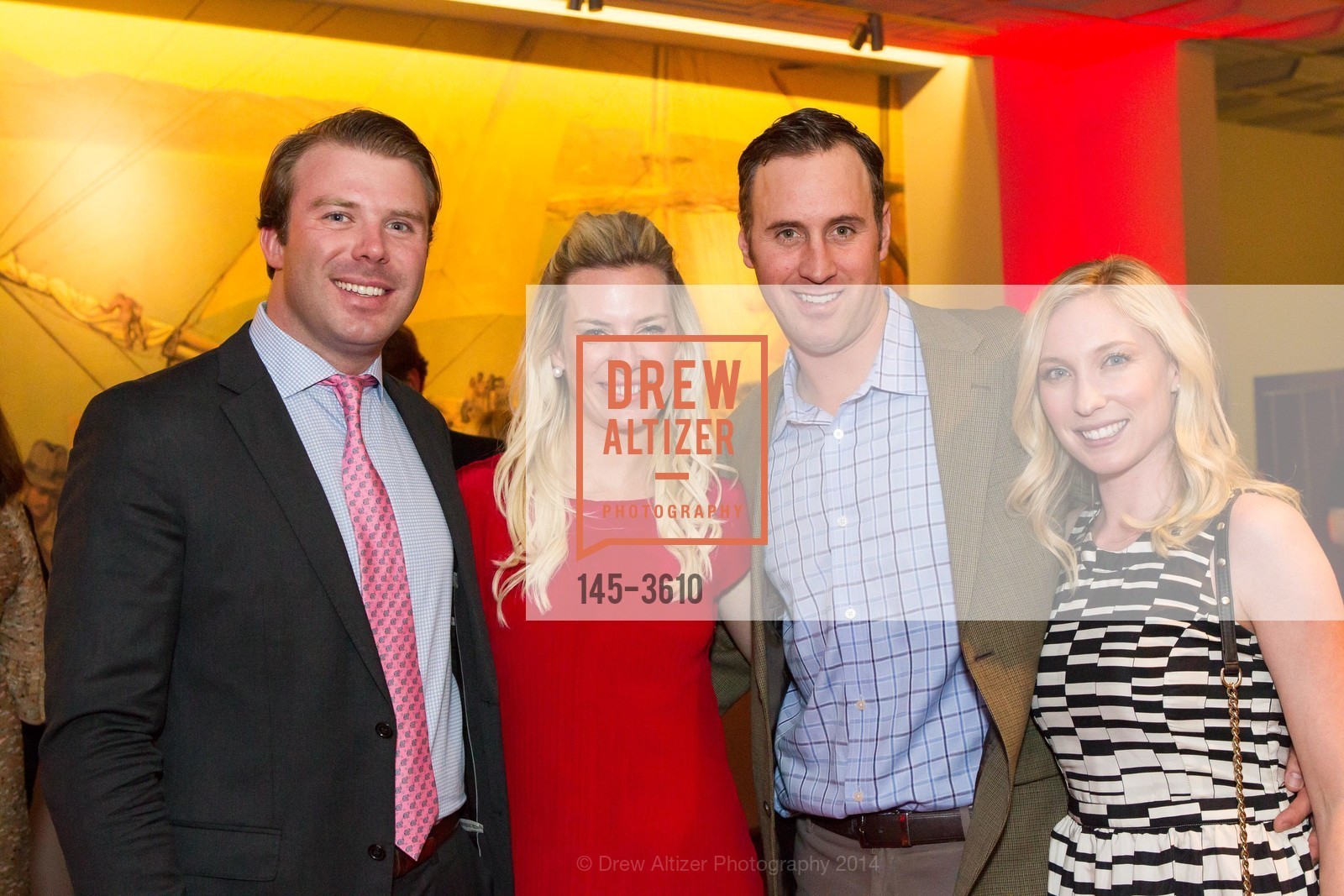 Jack Leeney, Colby Hallen, Josh Leavy, Jennifer Leavy, RED CROSS Launch Party, US, February 20th, 2014, Photo #145-3610 Jack Leeney, Colby Hallen, Josh Leavy, Jennifer Leavy, Photo #145-3610