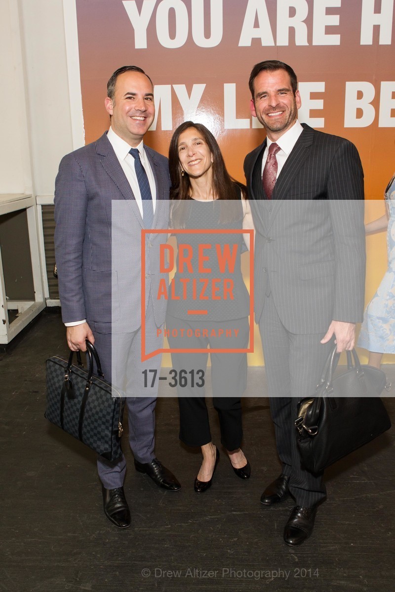 Robert Arnold-Kraft, Lisa Podos Wais, Ryan Williams, ART MARKET San Francisco Benefit Preview Gala, US, May 15th, 2014, Photo #17-3613 Robert Arnold-Kraft, Lisa Podos Wais, Ryan Williams, Photo #17-3613