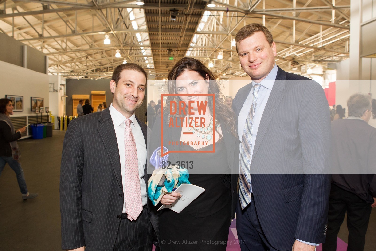 Dave Saxe, Jenn Hagan, Joshua Reynolds, ART MARKET San Francisco Benefit Preview Gala, US, May 15th, 2014, Photo #82-3613 Dave Saxe, Jenn Hagan, Joshua Reynolds, Photo #82-3613