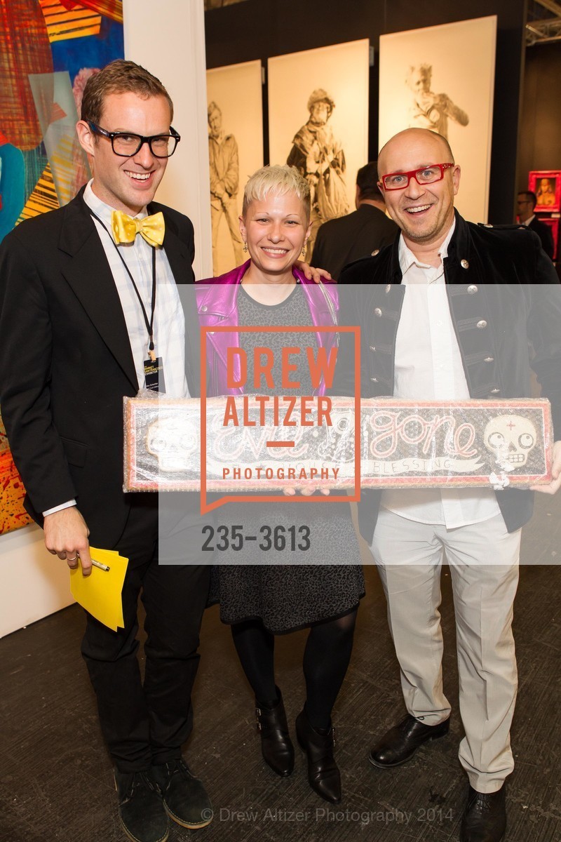 Alex Schechter, Carissa Barrett, Mattia Verzella, ART MARKET San Francisco Benefit Preview Gala, US, May 15th, 2014, Photo #235-3613 Alex Schechter, Carissa Barrett, Mattia Verzella, Photo #235-3613