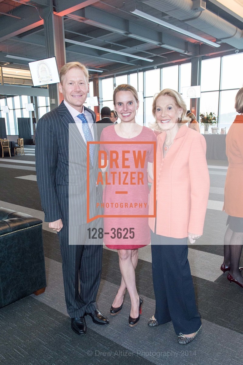 Edward Sickel, Margaret Sickel, Charlotte Shultz, CITY HALL Centennial Kick-Off Fundraiser, US, October 28th, 2014, Photo #128-3625 Edward Sickel, Margaret Sickel, Charlotte Shultz, Photo #128-3625