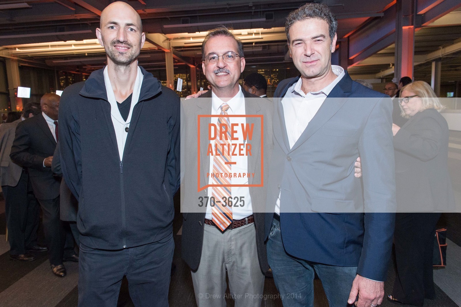 Chris Lejeune, John Updike, Peter Sapienza, CITY HALL Centennial Kick-Off Fundraiser, US, October 28th, 2014, Photo #370-3625 Chris Lejeune, John Updike, Peter Sapienza, Photo #370-3625