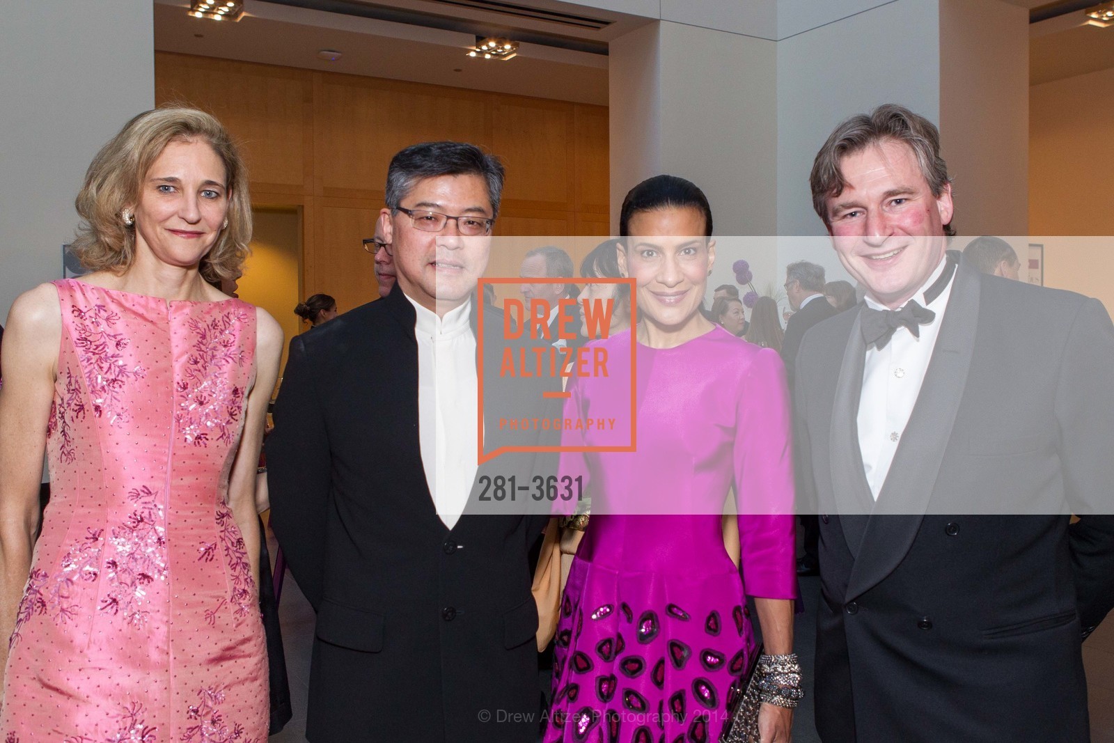 Jennifer Biederbeck, Jay Xu, Andrea Fiuczynski, Henry Howard-Sneyd, ASIAN ART MUSEUM Presents Gorgeous Gala, US, June 18th, 2014, Photo #281-3631 Jennifer Biederbeck, Jay Xu, Andrea Fiuczynski, Henry Howard-Sneyd, Photo #281-3631