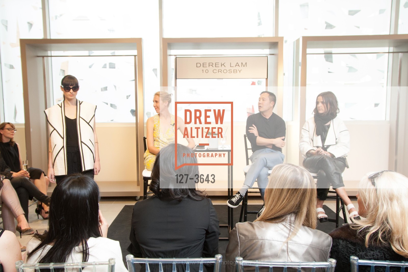 Lauren Goodman, Derek Lam, Liz Giardina, NEIMAN MARCUS & 7X7 Present 10 Crosby by Derek Lam, US, March 27th, 2014, Photo #127-3643 Lauren Goodman, Derek Lam, Liz Giardina, Photo #127-3643