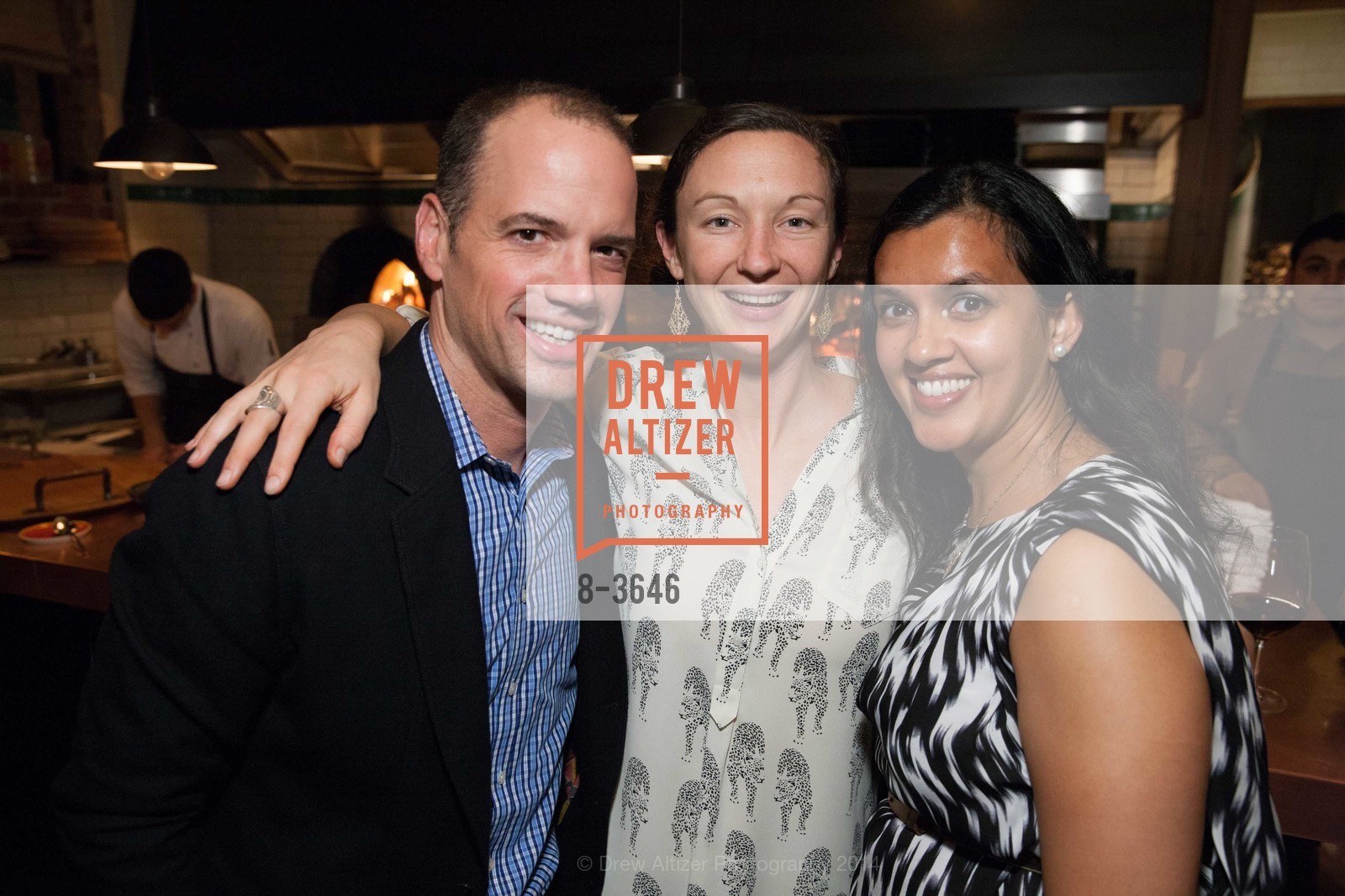 Adam Smith, Larissa Conte, Meghna Majmuzar, AGENCY 360's Holiday Party Benefitting GIRLVENTURES, US, December 9th, 2014, Photo #8-3646 Adam Smith, Larissa Conte, Meghna Majmuzar, Photo #8-3646