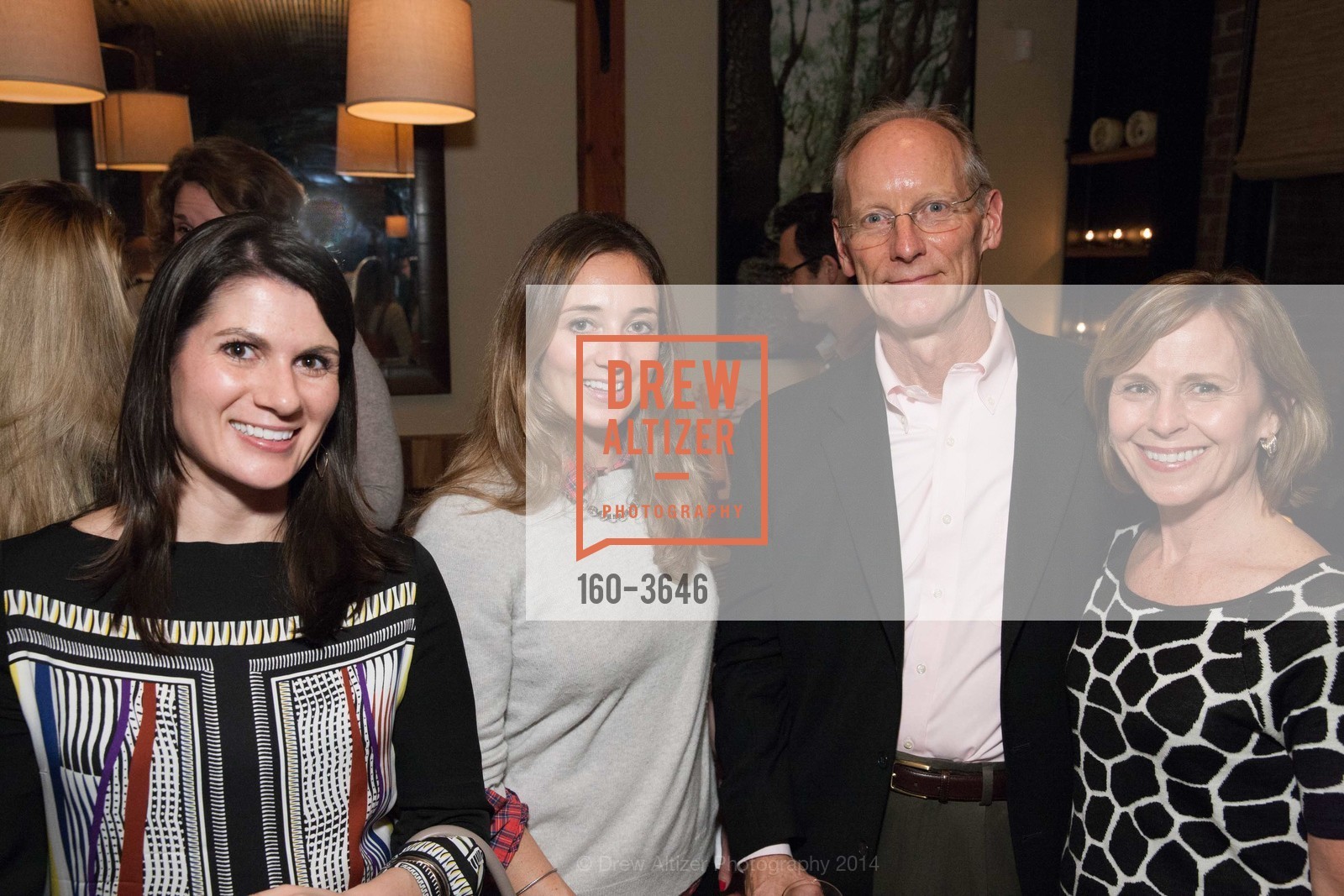 Christina Figone, Lauren Allen, David Boggs, Donna Boggs, AGENCY 360's Holiday Party Benefitting GIRLVENTURES, US, December 9th, 2014, Photo #160-3646 Christina Figone, Lauren Allen, David Boggs, Donna Boggs, Photo #160-3646