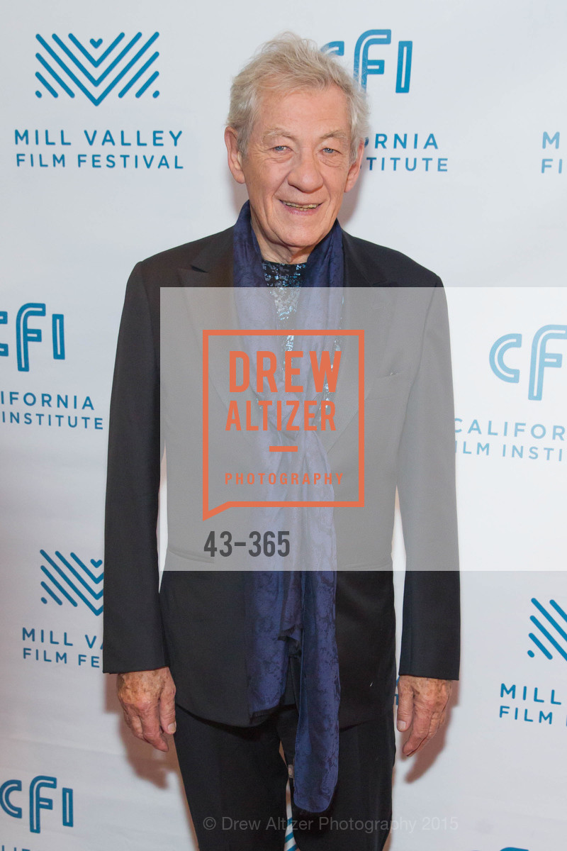 Sir Ian McKellan, Mill Valley Film Festival Tribute to Ian McKellen, Christopher B. Smith Rafael Film Center. 1118 Fourth Street, October 10th, 2015,Drew Altizer, Drew Altizer Photography, full-service agency, private events, San Francisco photographer, photographer california