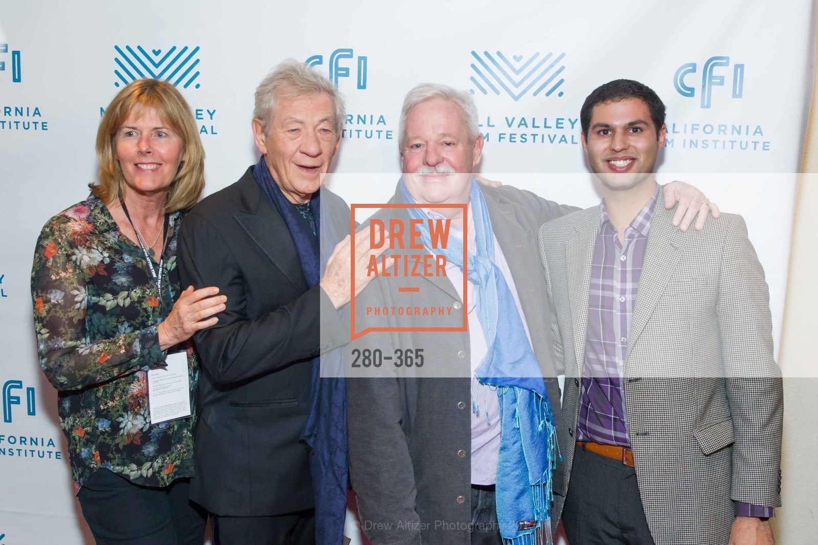 Susan Schwartz, Sir Ian McKellan, Armistead Maupin, Alexander Nourafshan, Mill Valley Film Festival 2015 Tribute to Ian McKellen, Christopher B. Smith Rafael Film Center. Christopher B. Smith Rafael Film Center , . 1118 Fourth Street, October 10th, 2015, Photo #280-365 Susan Schwartz, Sir Ian McKellan, Armistead Maupin, Alexander Nourafshan, Photo #280-365