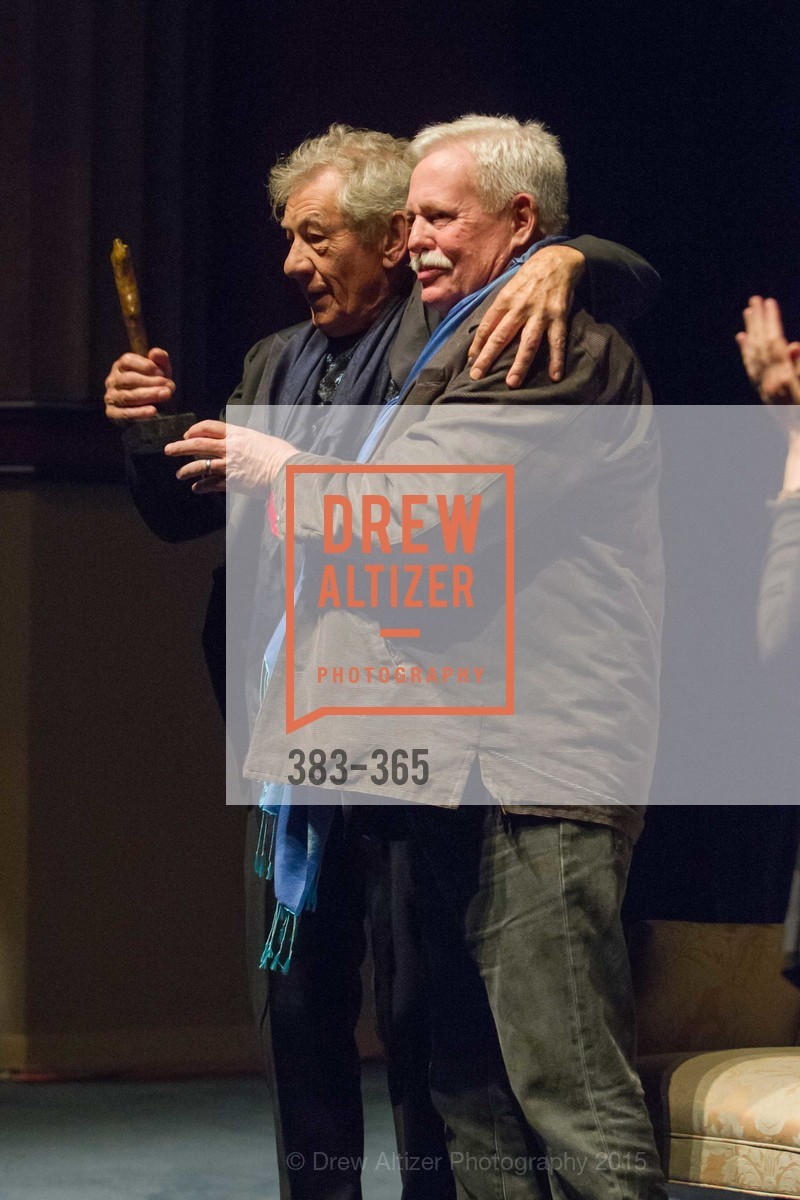 Sir Ian McKellan, Armistead Maupin, Mill Valley Film Festival Tribute to Ian McKellen, Christopher B. Smith Rafael Film Center. 1118 Fourth Street, October 10th, 2015,Drew Altizer, Drew Altizer Photography, full-service agency, private events, San Francisco photographer, photographer california