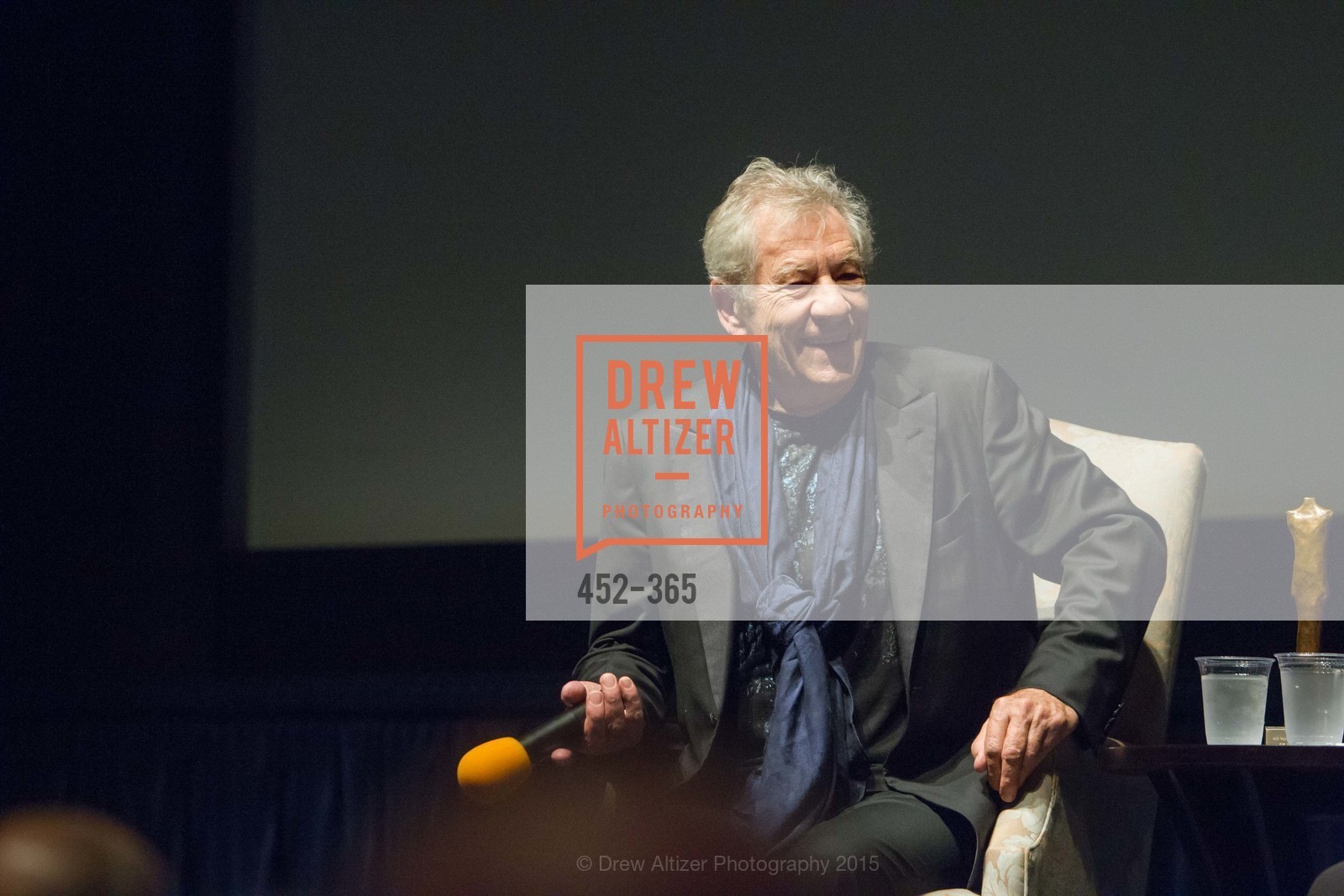 Sir Ian McKellan, Mill Valley Film Festival Tribute to Ian McKellen, Christopher B. Smith Rafael Film Center. 1118 Fourth Street, October 10th, 2015,Drew Altizer, Drew Altizer Photography, full-service agency, private events, San Francisco photographer, photographer california