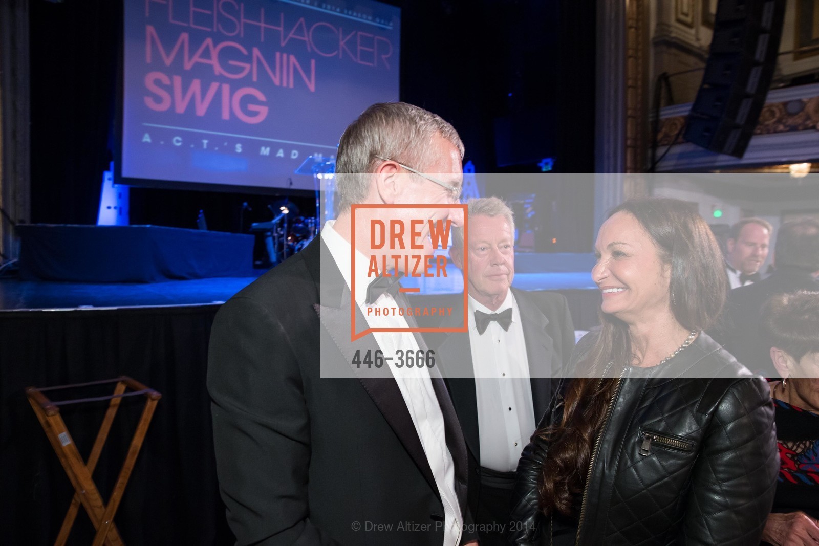 Tim Whalen, Rick Gaylord, Leslie Gaylord, A.C.T.'s Mad Mad Men Gala, The Regency Ballroom. 1290 Sutter Street, May 18th, 2014, Photo #446-3666 Tim Whalen, Rick Gaylord, Leslie Gaylord, Photo #446-3666