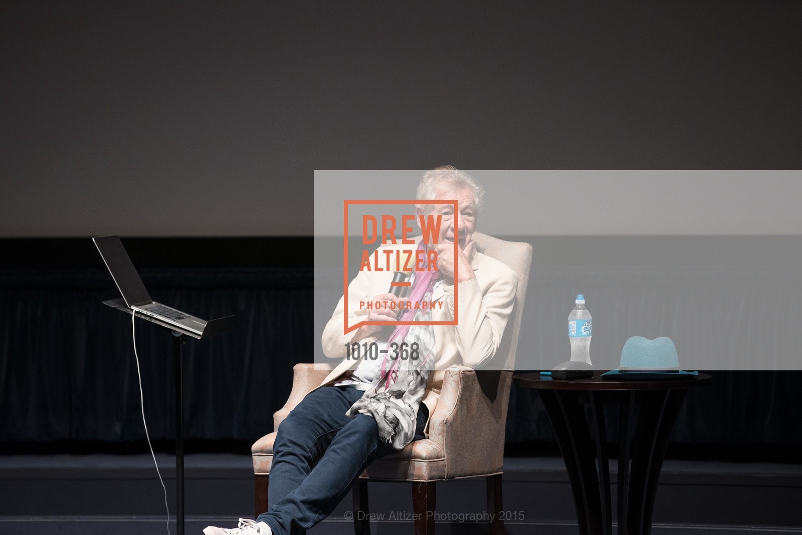 Sir Ian McKellen, IAN McKELLEN REMEMBERS at the Mill Valley Film Festival 2015, Christopher B. Smith Rafael Film Center. Christopher B. Smith Rafael Film Center, 1118 Fourth Street, October 12th, 2015, Photo #1010-368 Sir Ian McKellen, Photo #1010-368