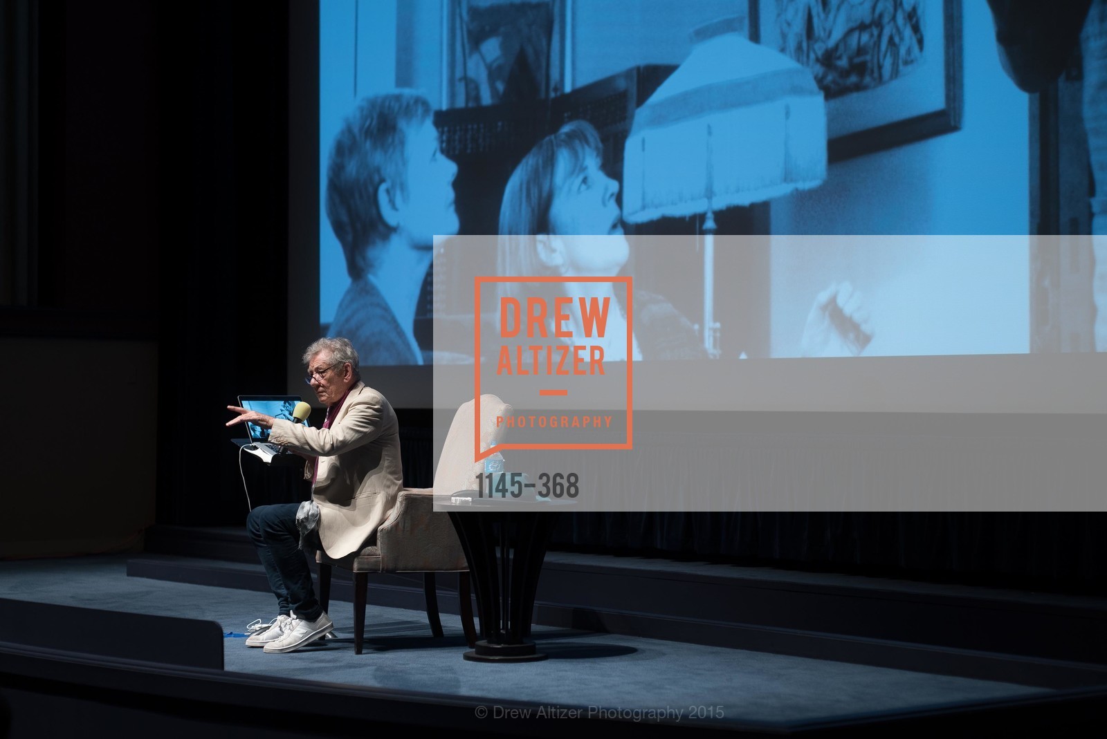 Sir Ian McKellen, IAN McKELLEN REMEMBERS at the Mill Valley Film Festival, Christopher B. Smith Rafael Film Center. 1118 Fourth Street, October 12th, 2015,Drew Altizer, Drew Altizer Photography, full-service agency, private events, San Francisco photographer, photographer california