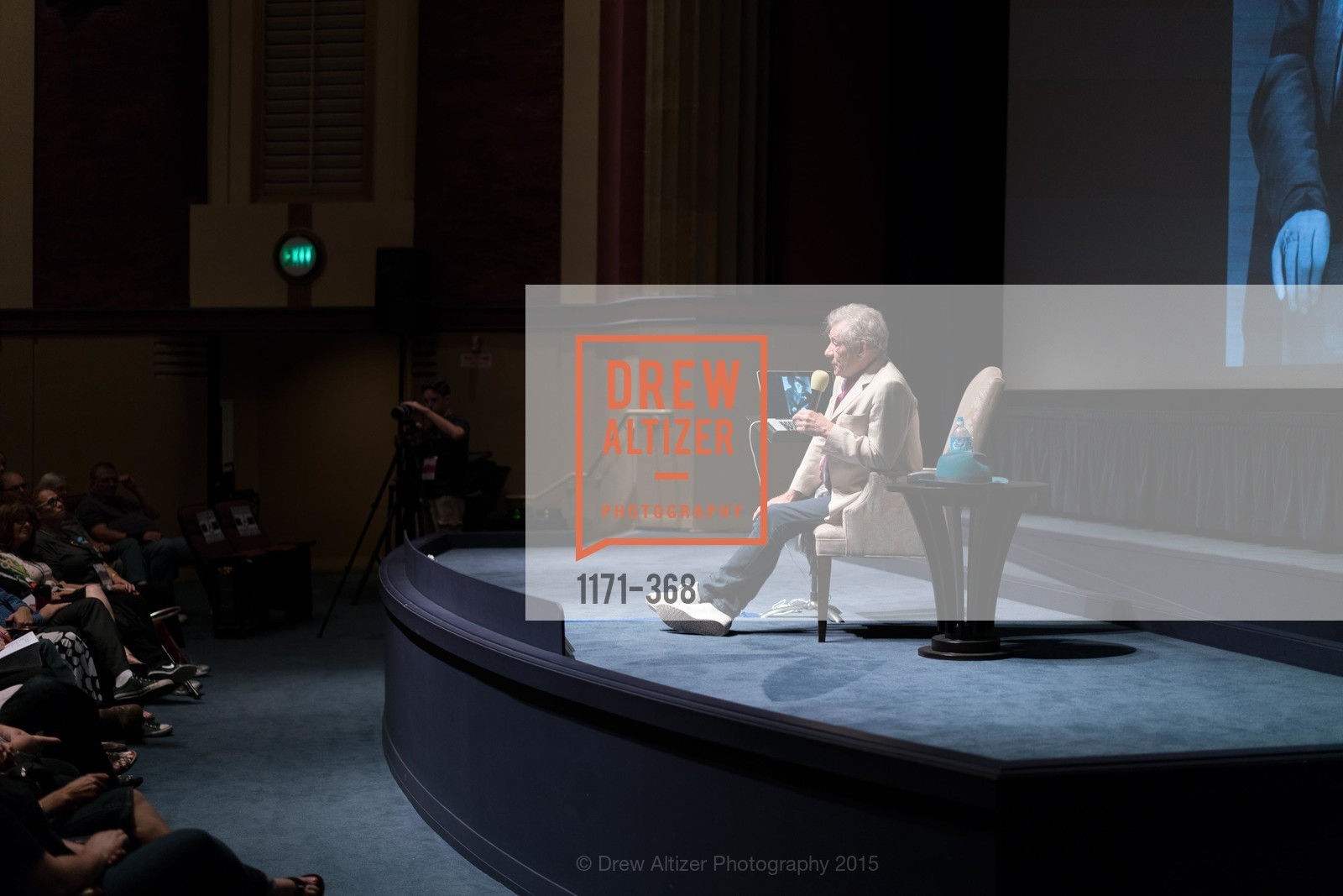 Sir Ian McKellen, IAN McKELLEN REMEMBERS at the Mill Valley Film Festival, Christopher B. Smith Rafael Film Center. 1118 Fourth Street, October 12th, 2015,Drew Altizer, Drew Altizer Photography, full-service agency, private events, San Francisco photographer, photographer california