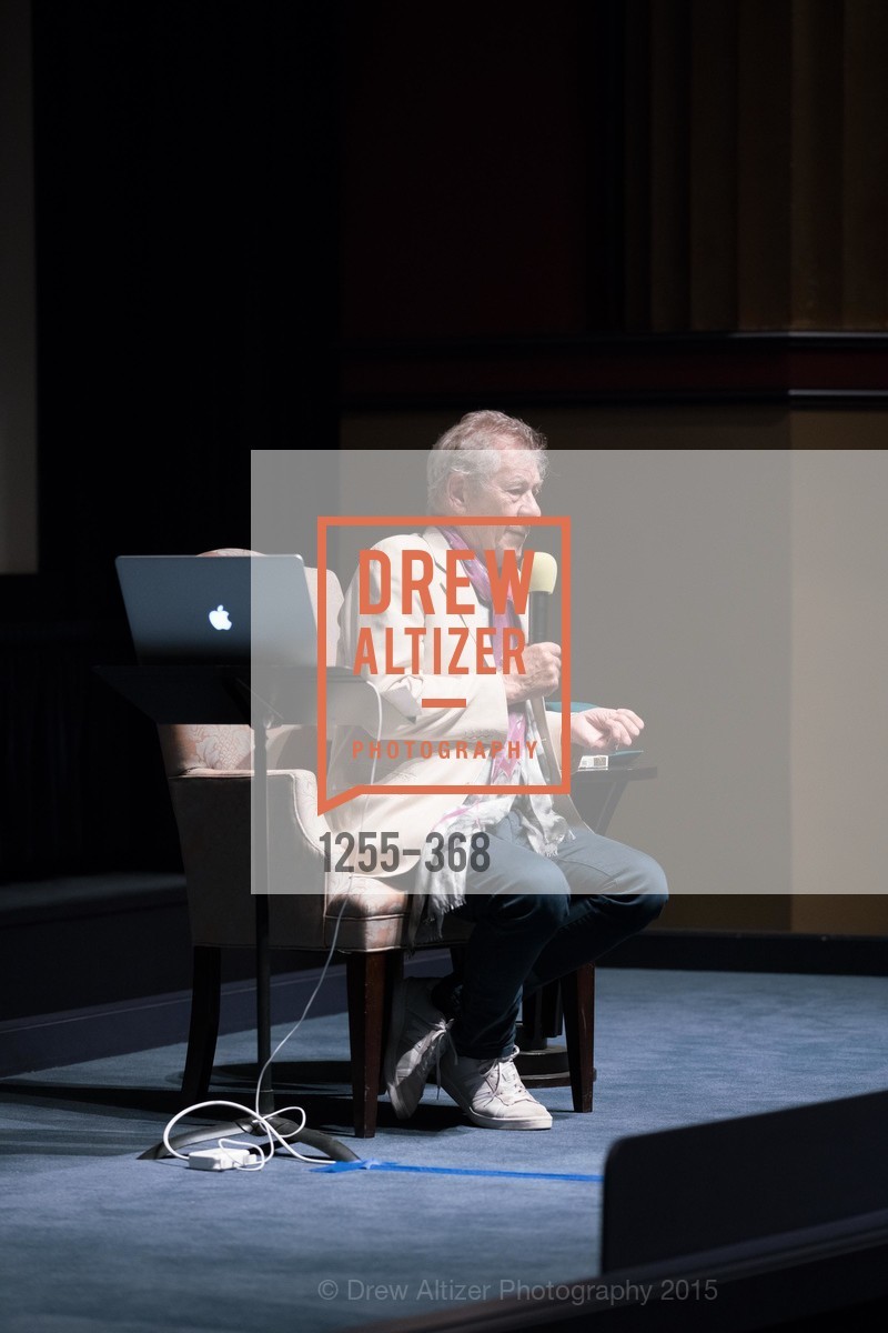 Sir Ian McKellen, IAN McKELLEN REMEMBERS at the Mill Valley Film Festival, Christopher B. Smith Rafael Film Center. 1118 Fourth Street, October 12th, 2015,Drew Altizer, Drew Altizer Photography, full-service agency, private events, San Francisco photographer, photographer california
