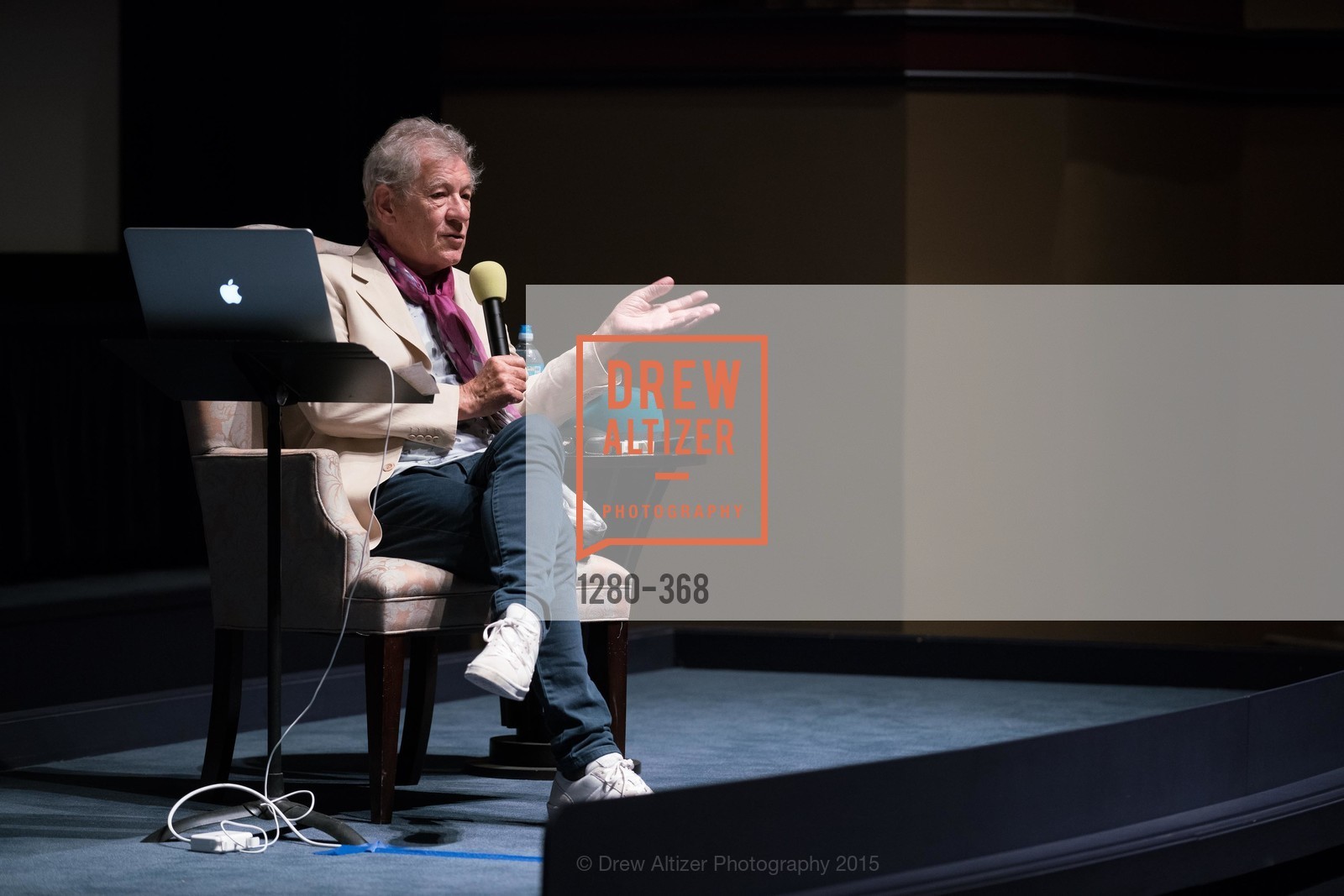 Sir Ian McKellen, IAN McKELLEN REMEMBERS at the Mill Valley Film Festival, Christopher B. Smith Rafael Film Center. 1118 Fourth Street, October 12th, 2015,Drew Altizer, Drew Altizer Photography, full-service agency, private events, San Francisco photographer, photographer california