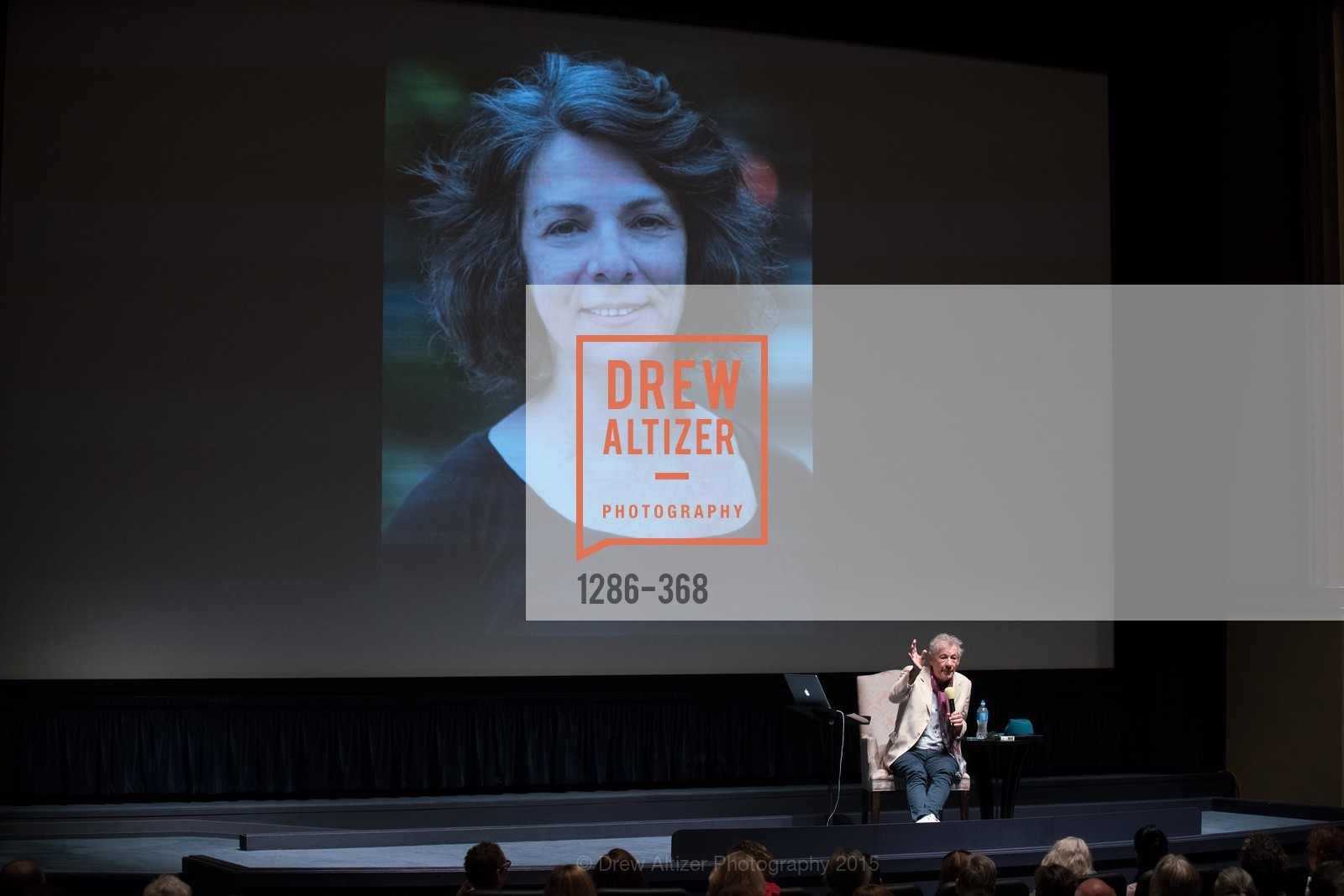 Sir Ian McKellen, IAN McKELLEN REMEMBERS at the Mill Valley Film Festival 2015, Christopher B. Smith Rafael Film Center. Christopher B. Smith Rafael Film Center, 1118 Fourth Street, October 12th, 2015, Photo #1286-368 Sir Ian McKellen, Photo #1286-368