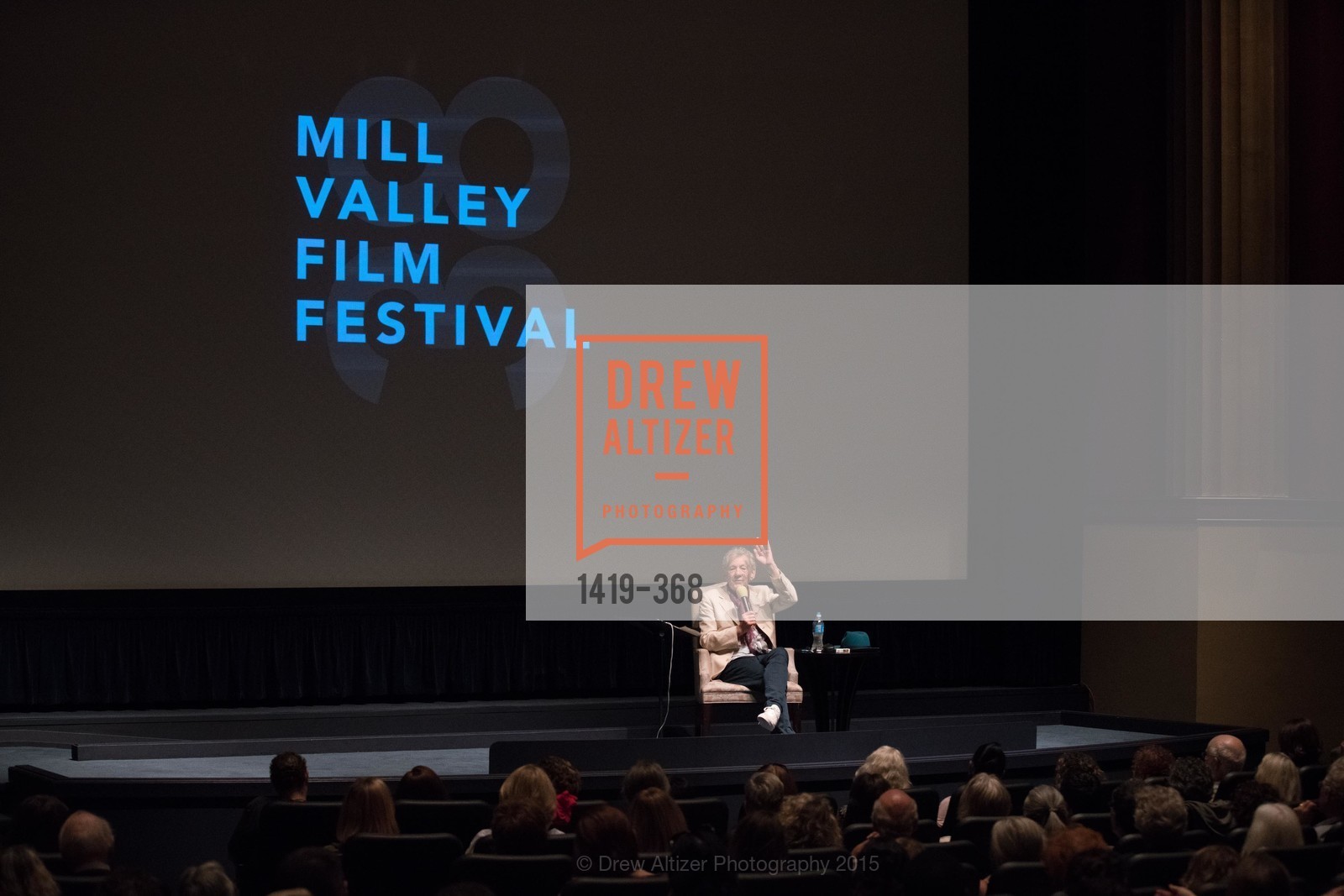 Sir Ian McKellen, IAN McKELLEN REMEMBERS at the Mill Valley Film Festival, Christopher B. Smith Rafael Film Center. 1118 Fourth Street, October 12th, 2015,Drew Altizer, Drew Altizer Photography, full-service event agency, private events, San Francisco photographer, photographer California