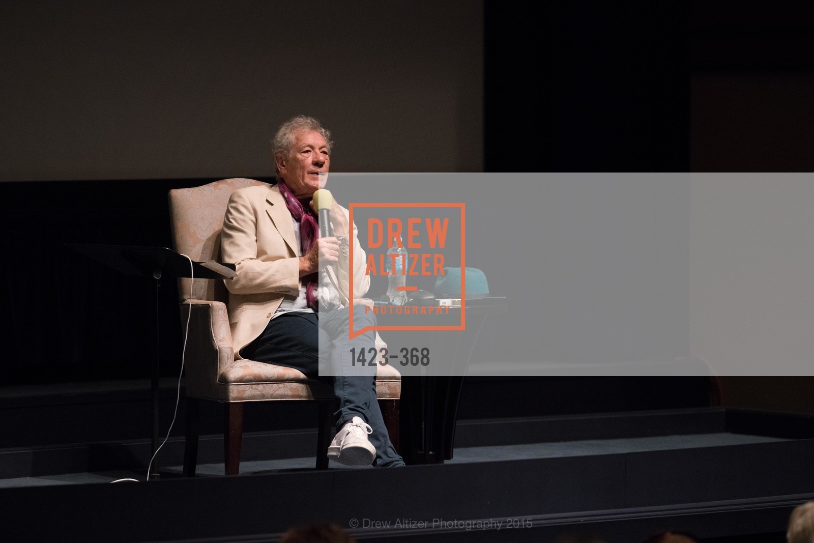 Sir Ian McKellen, IAN McKELLEN REMEMBERS at the Mill Valley Film Festival 2015, Christopher B. Smith Rafael Film Center. Christopher B. Smith Rafael Film Center, 1118 Fourth Street, October 12th, 2015, Photo #1423-368 Sir Ian McKellen, Photo #1423-368